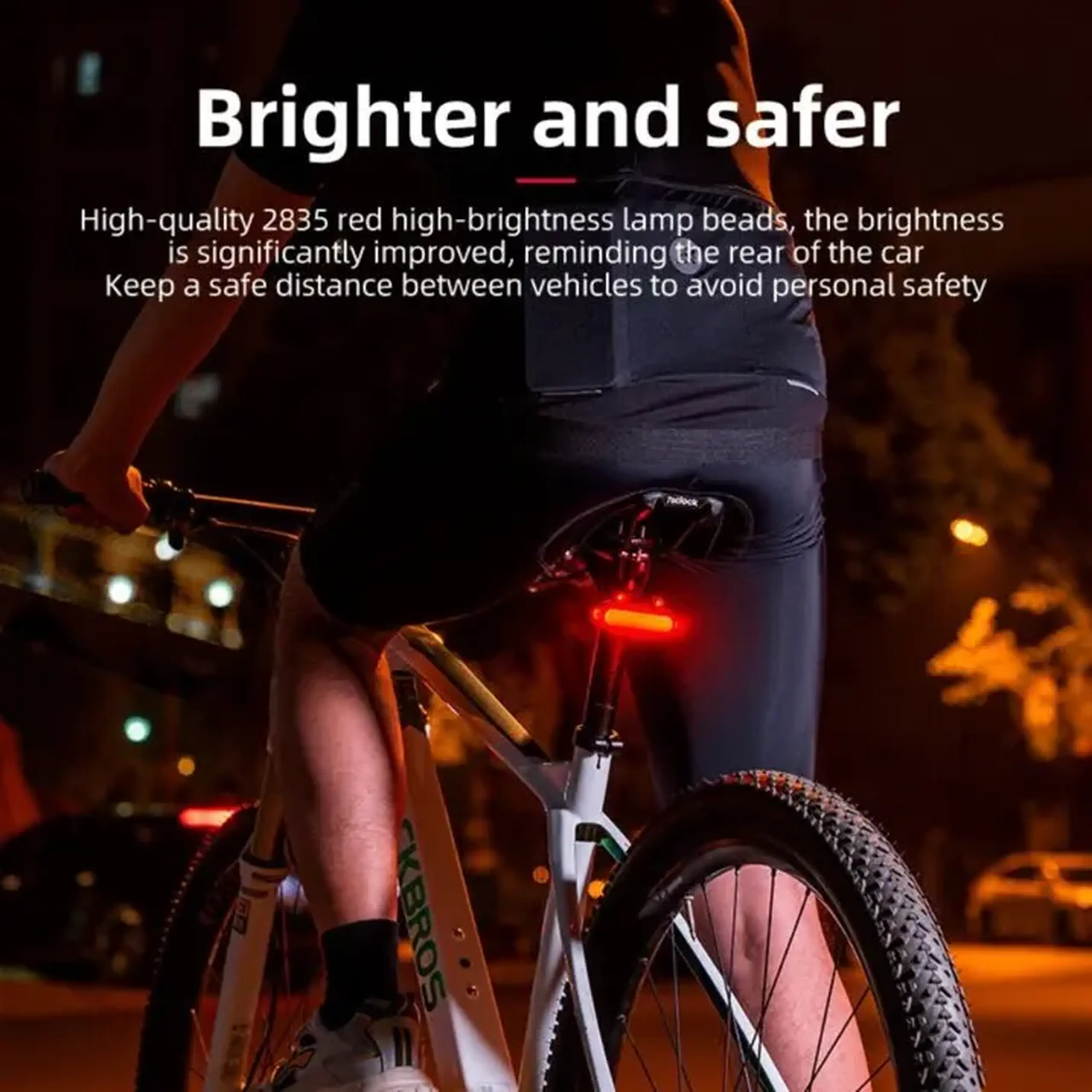 Lanterna spate pentru bicicleta ROCKBROS Frog RFL01, lumina albastra - 24520006001