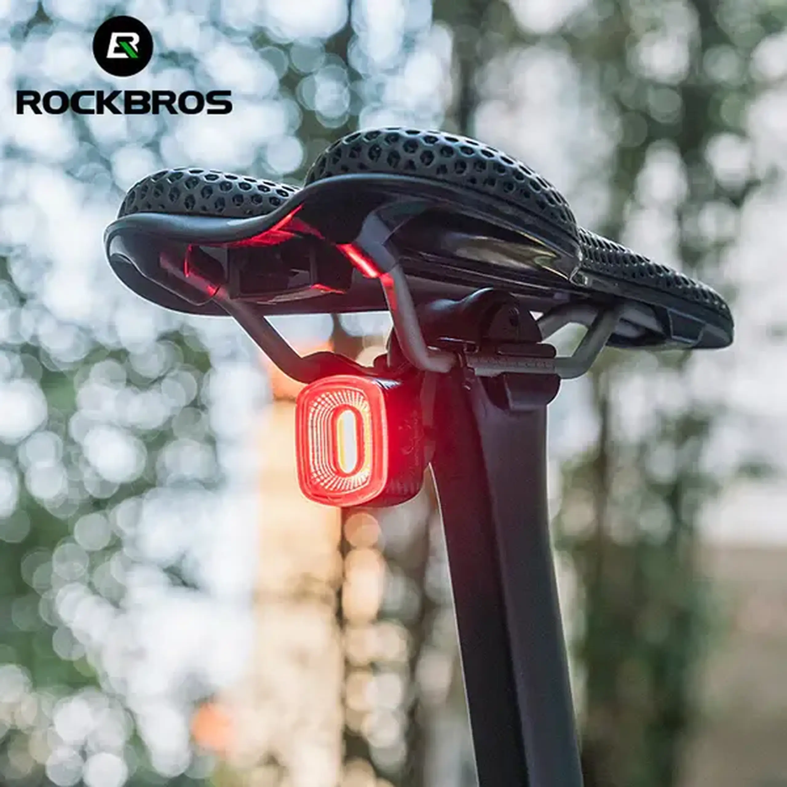Lanterna spate pentru bicicleta ROCKBROS Q2 Samurai, 5 moduri de lumina - Q2