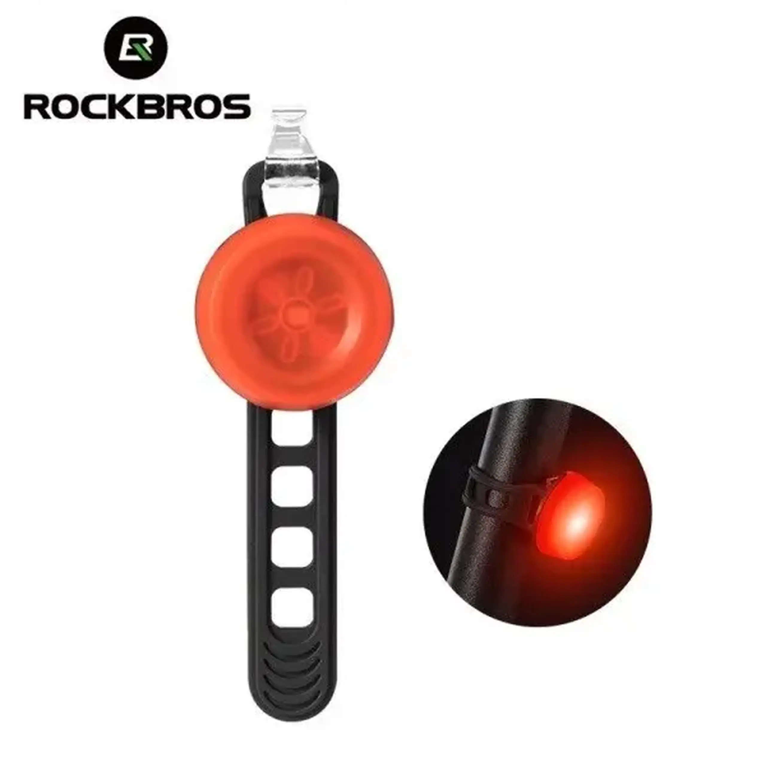 Lanterna spate pentru bicicleta ROCKBROS, Rosu - TL905