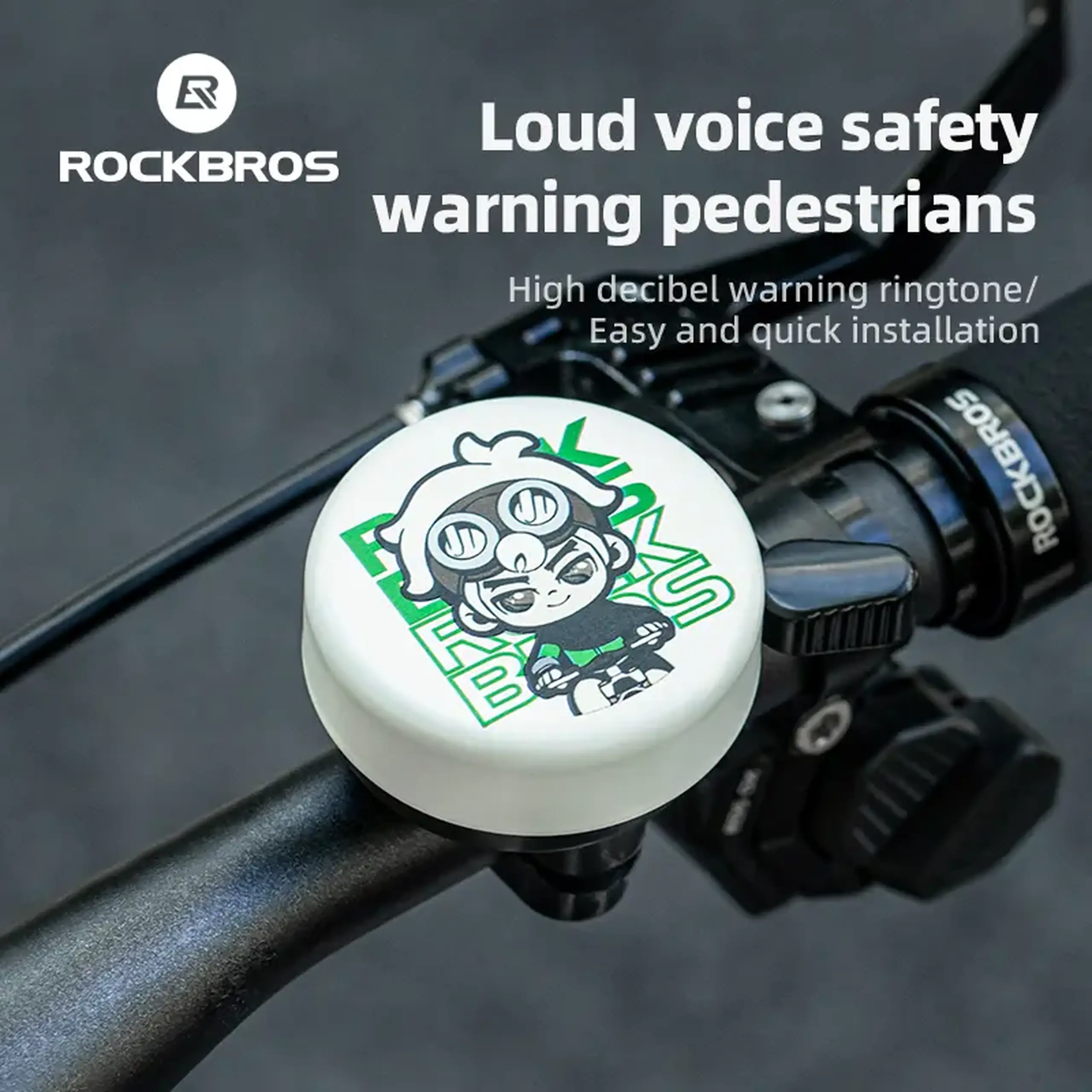 Sonerie pentru bicicleta ROCKBROS, pentru copii, print - 340006002