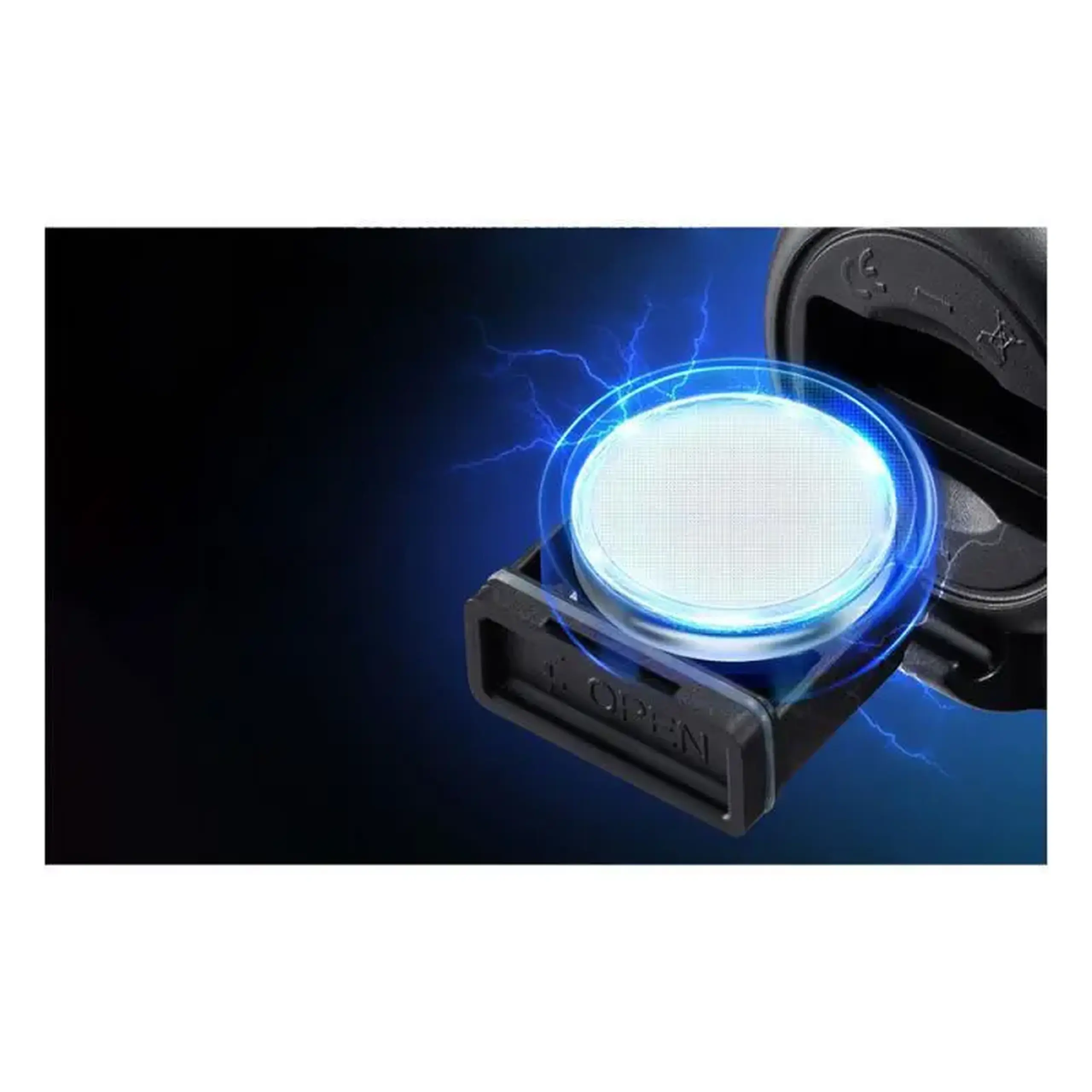 Sonerie pentru bicicleta ROCKBROS, tip claxon, albastru - 34210002002