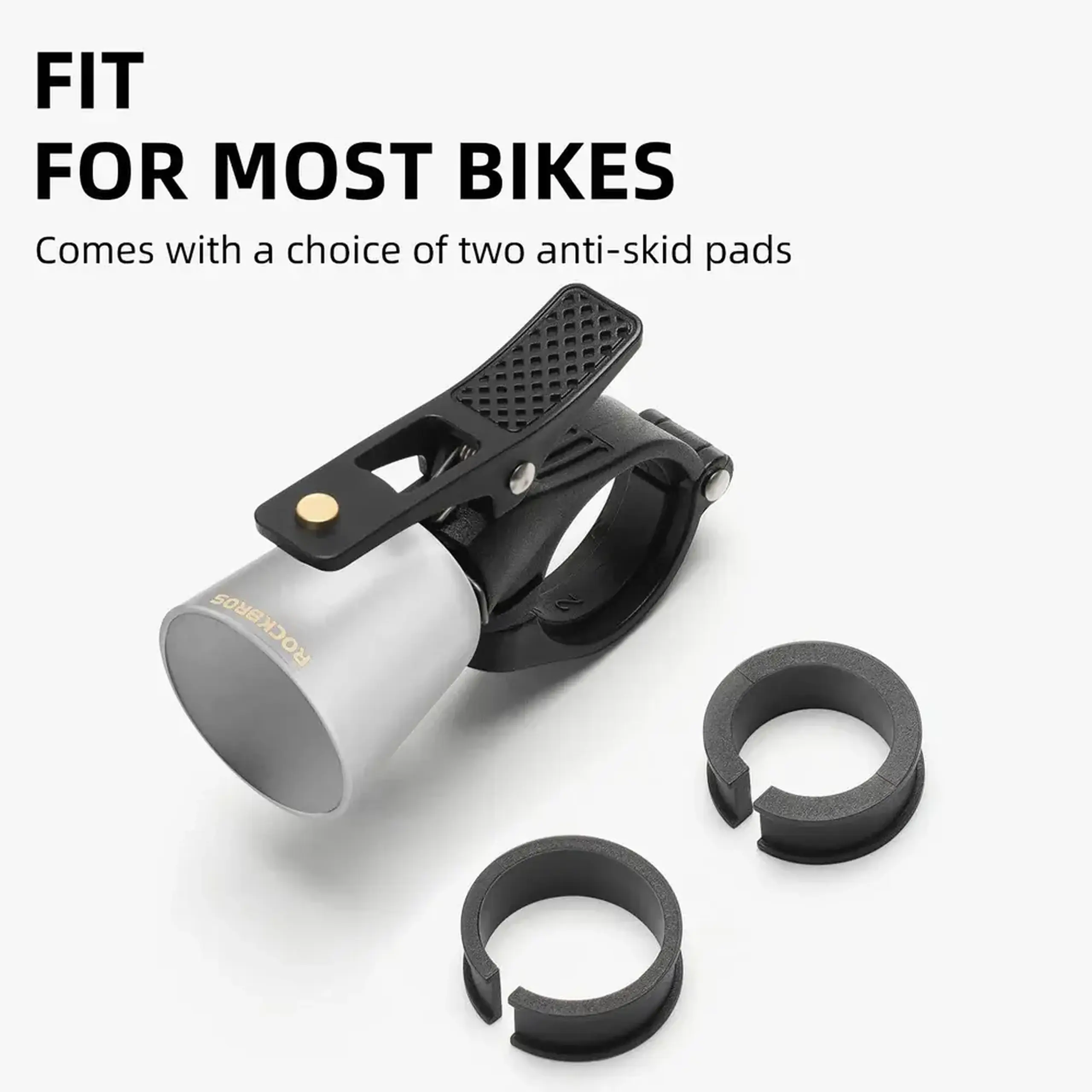 Sonerie pentru bicicleta ROCKBROS 2022-1BA, argintiu - 34210005002