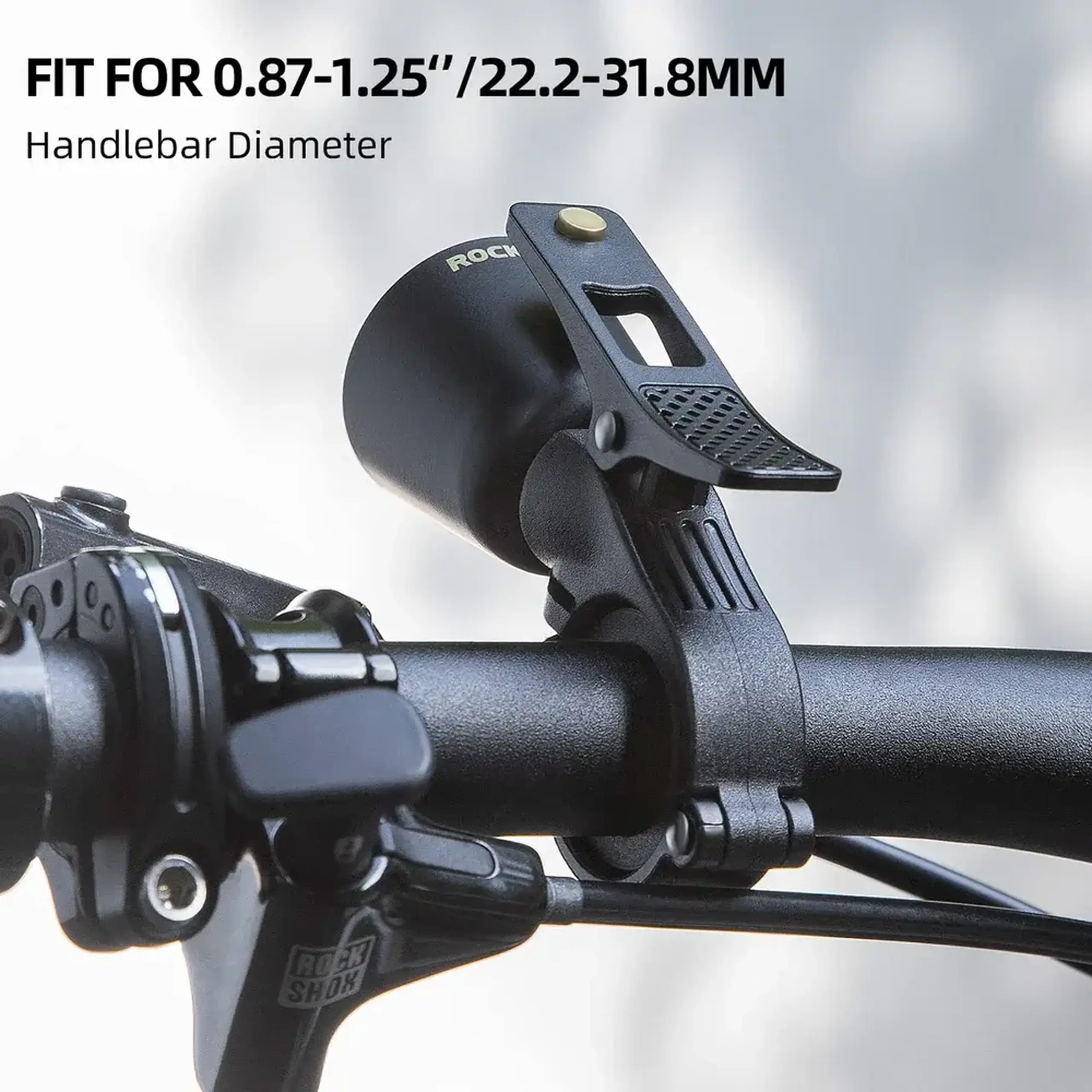 Sonerie pentru bicicleta ROCKBROS 2022-1BA, negru - 34210005001