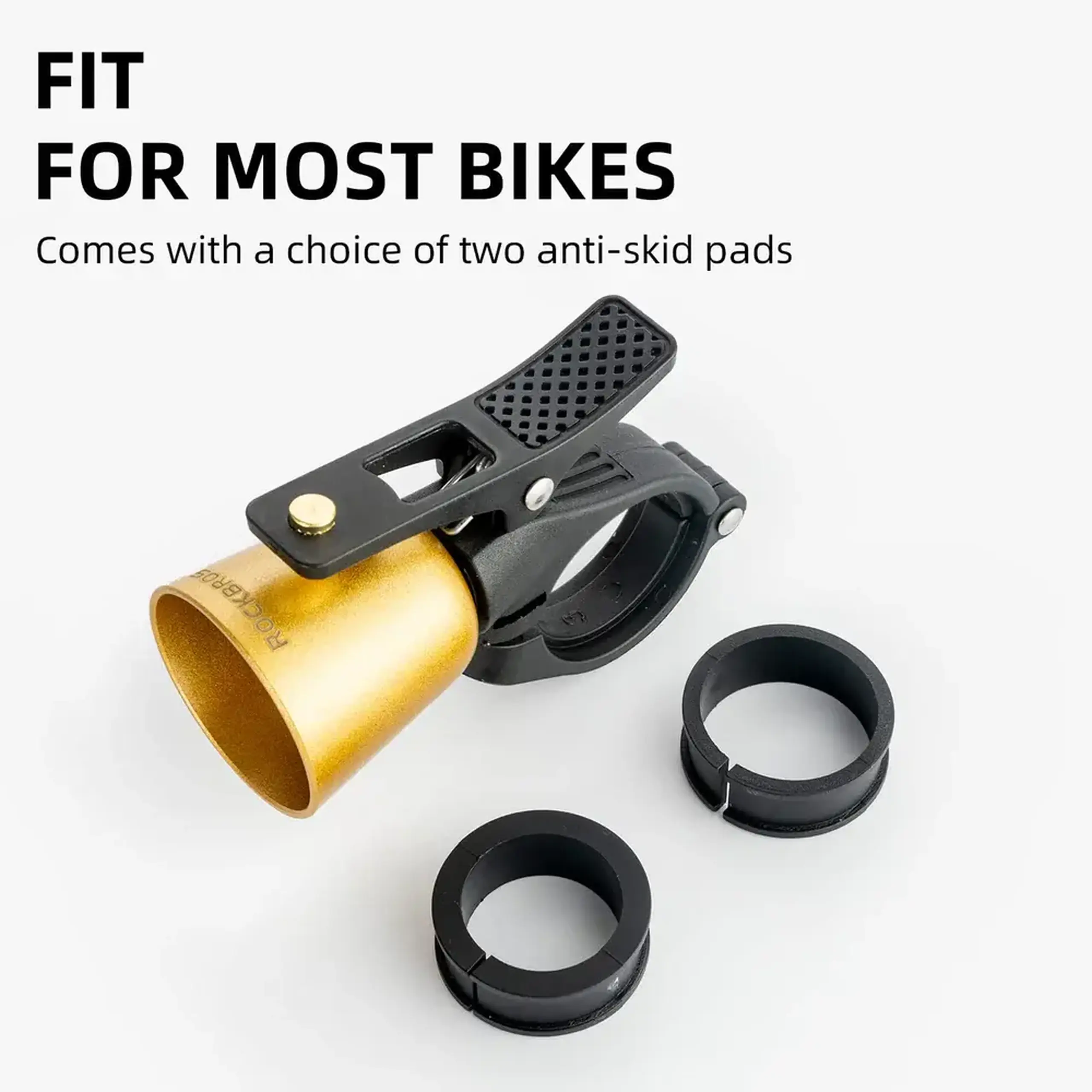 Sonerie pentru bicicleta ROCKBROS 2022-1B, galben - 34210005004