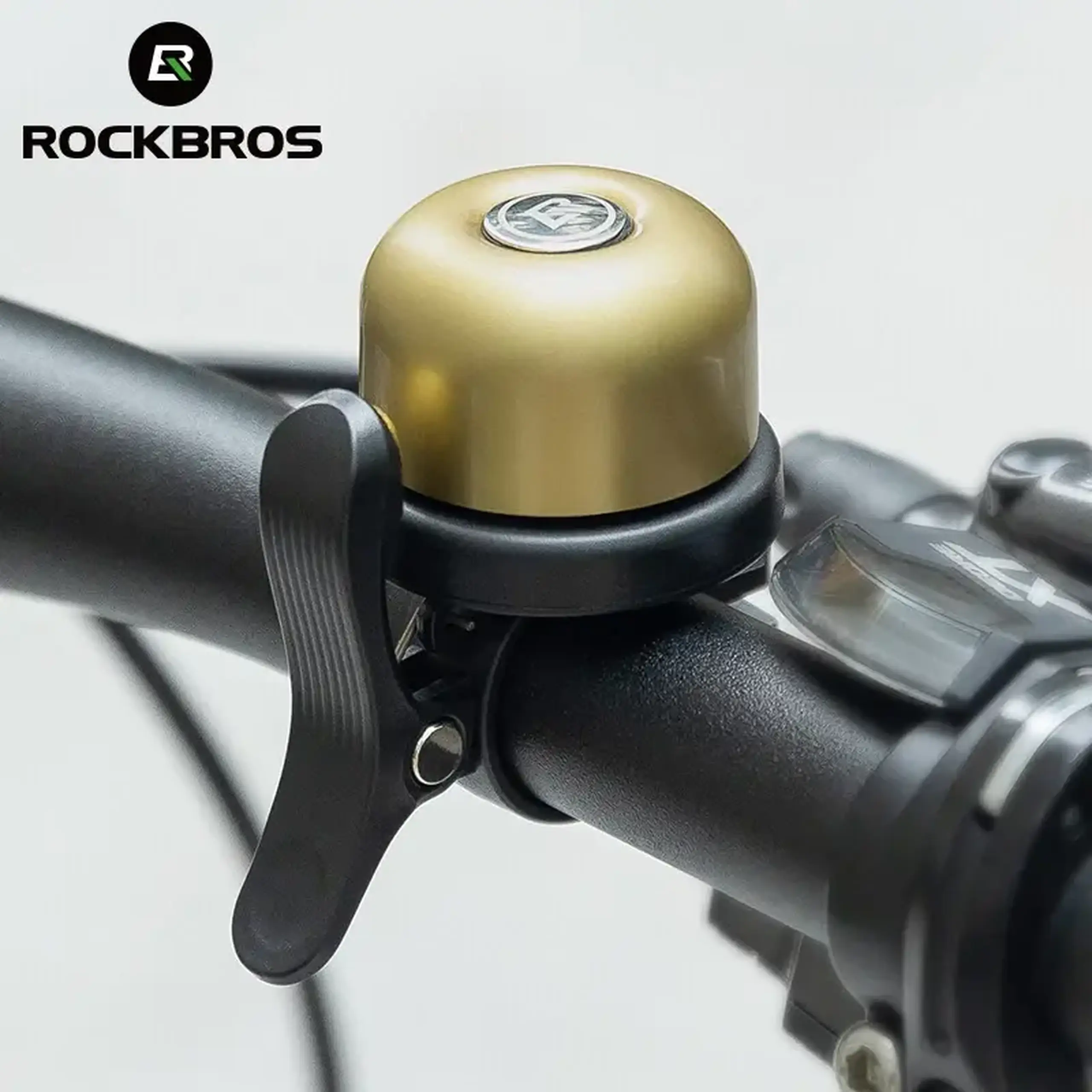Sonerie pentru bicicleta ROCKBROS, Apple AirTag, Antifurt, Model Clasic, cupru - 34210003002