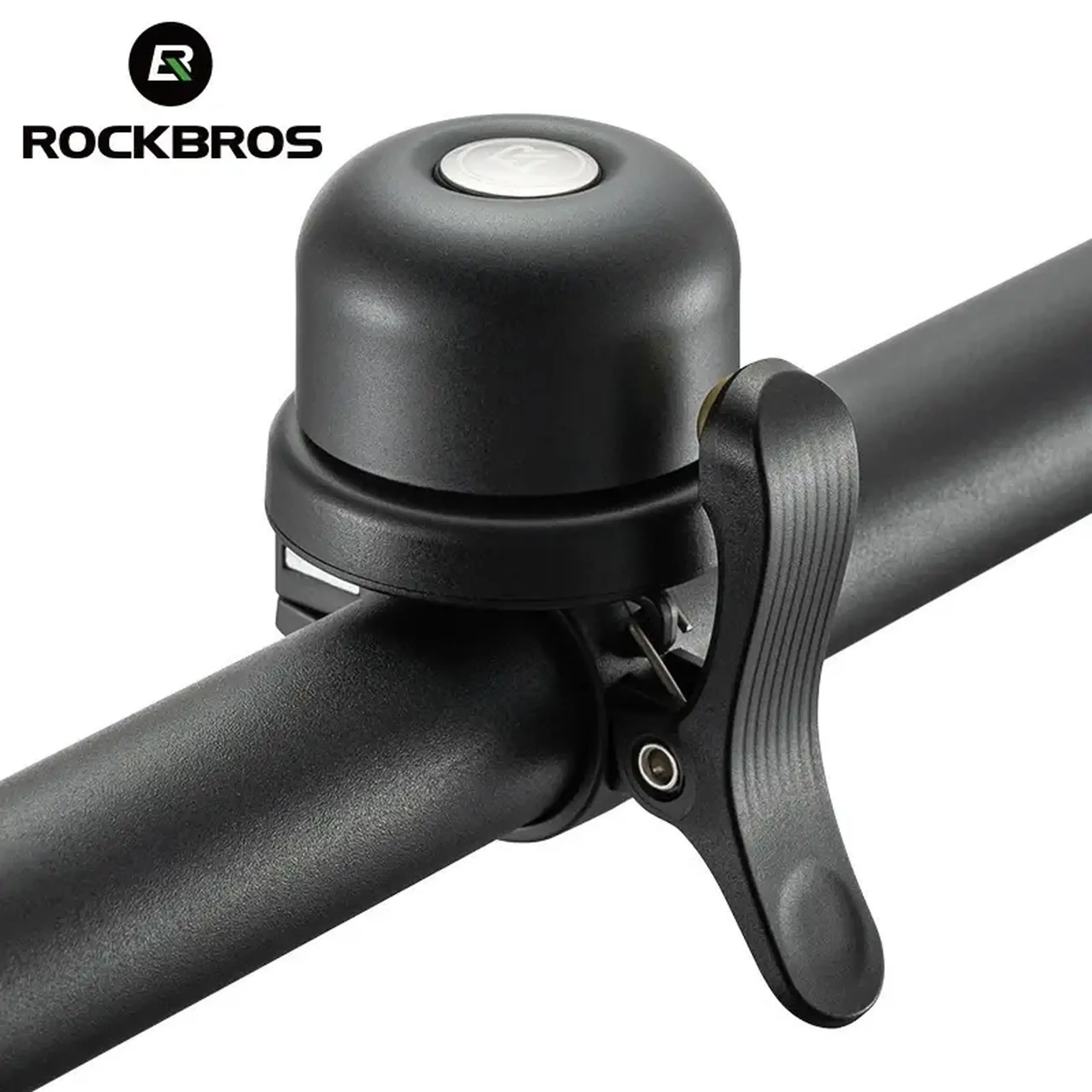 Sonerie pentru bicicleta ROCKBROS, Apple AirTag, Antifurt, Model Clasic, negru - 34210003001