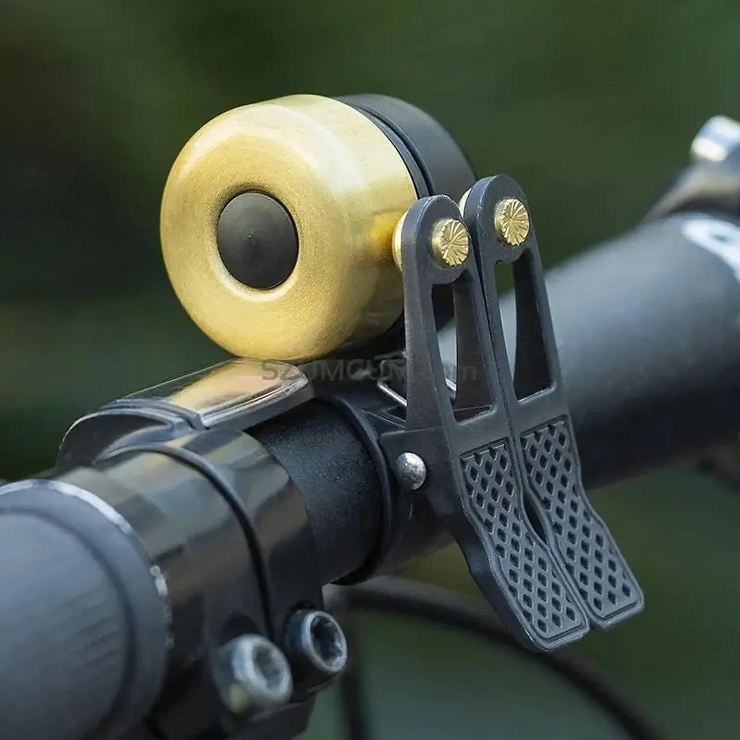 Sonerie pentru bicicleta ROCKBROS Retro din alama, negru/auriu - 2019-1BBK