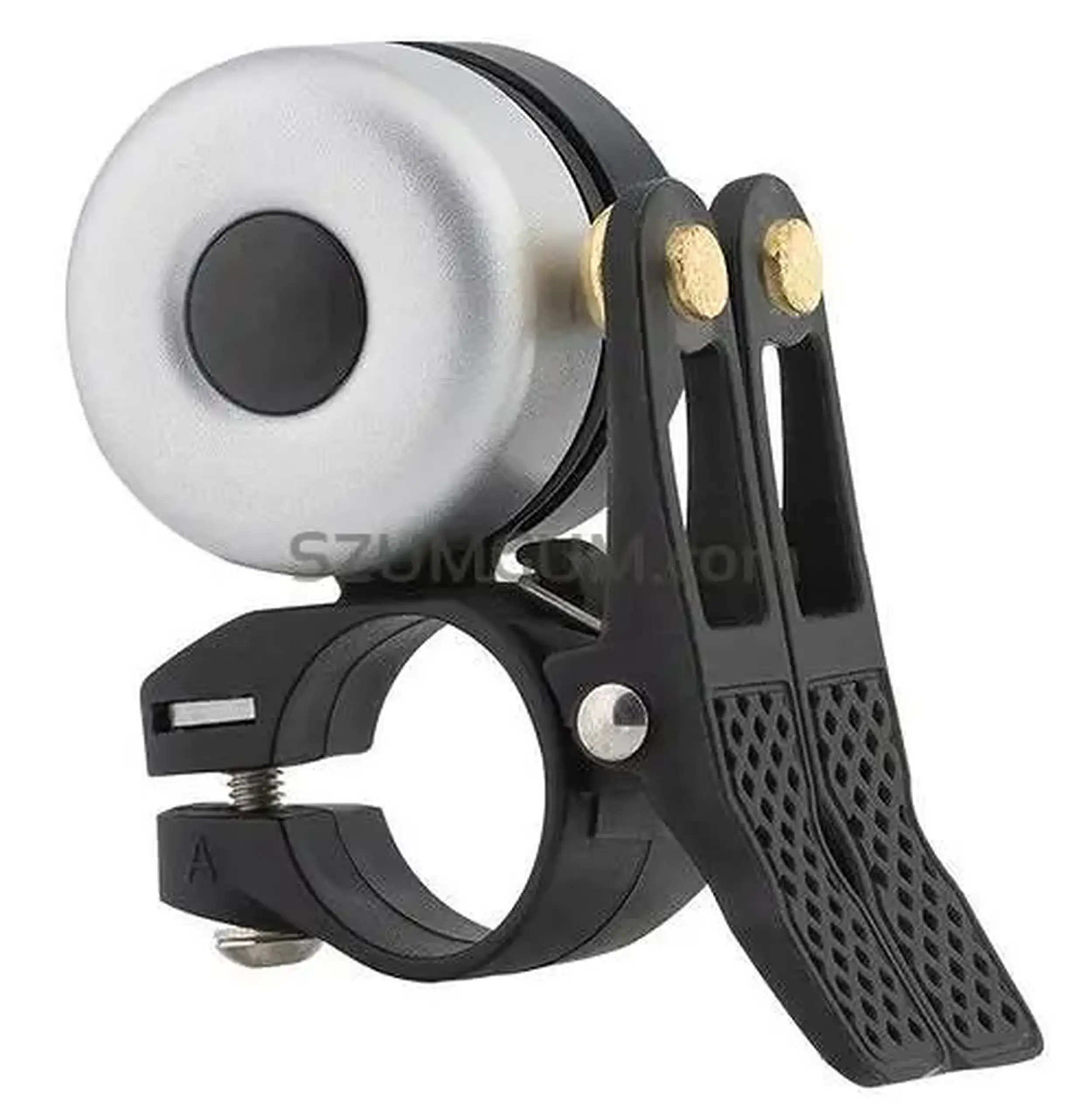 Sonerie pentru bicicleta ROCKBROS Retro din alama, negru/argintiu - 2019-1BBS