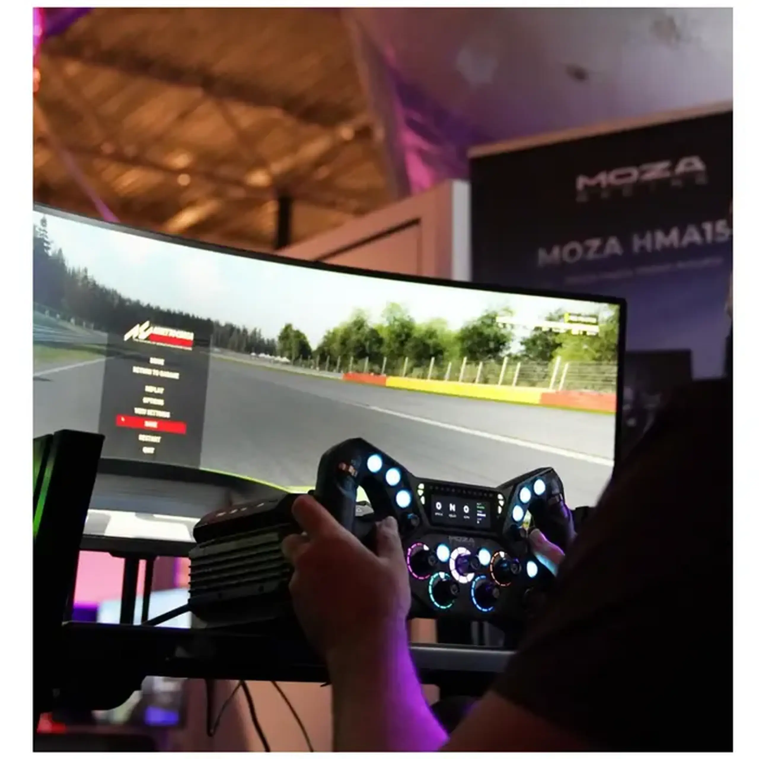 Volan Gaming MOZA KS Pro, Negru