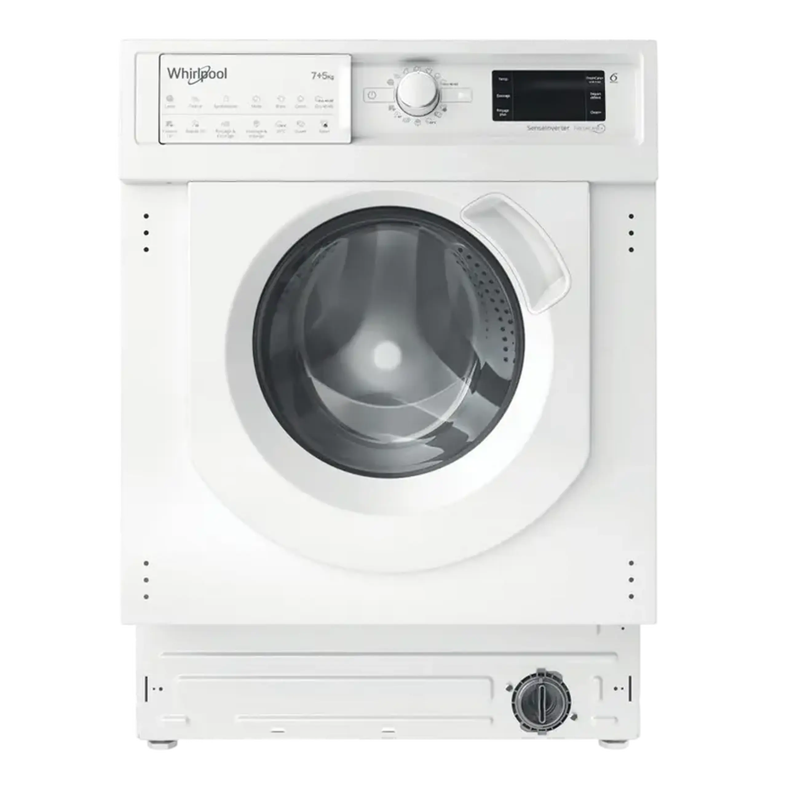 Mașină de spălat cu uscător Whirlpool BI WDWG 751482 EU N, 7kg, Alb