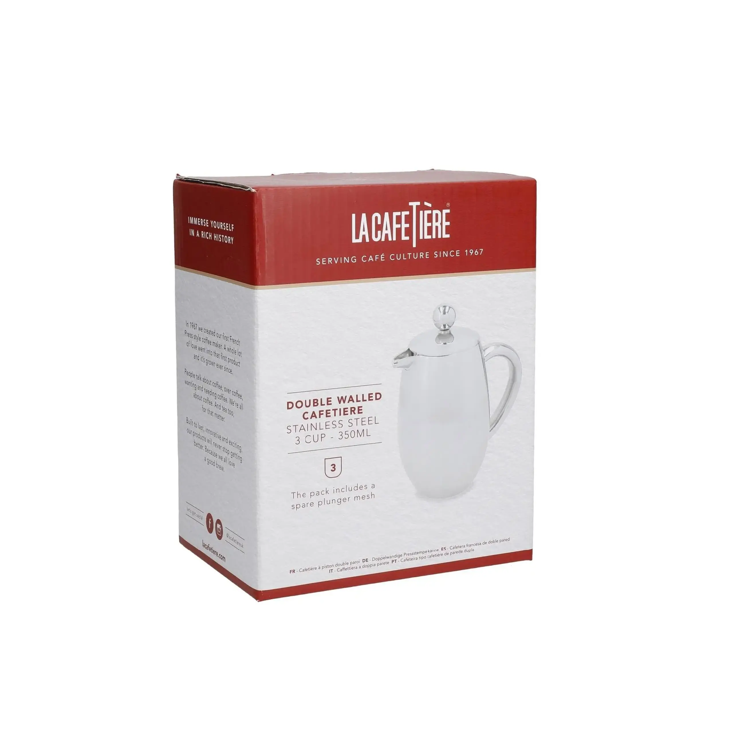 Cafetiera cu pereti dubli 350ml