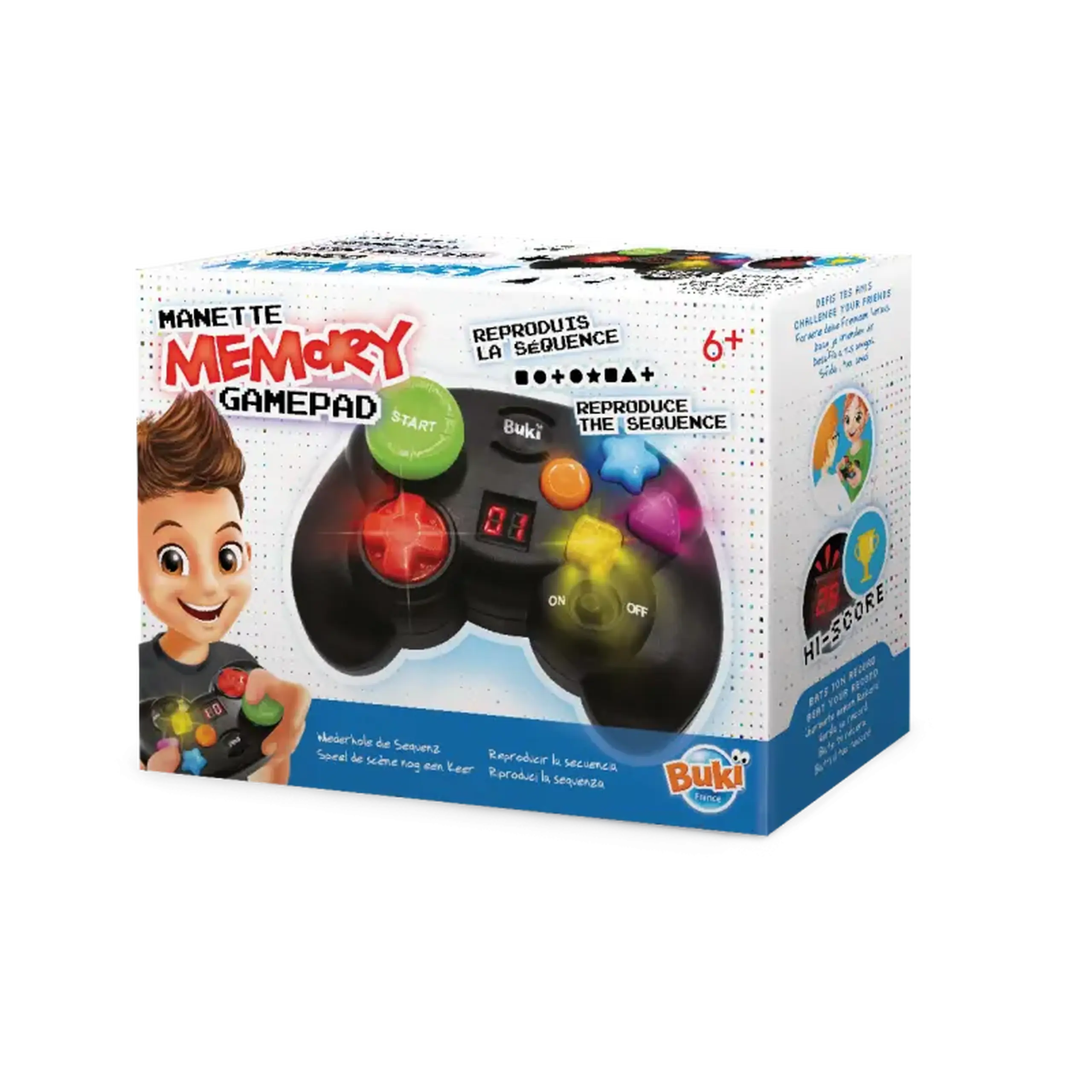 Joc electronic de memorie cu joystick — BUKI