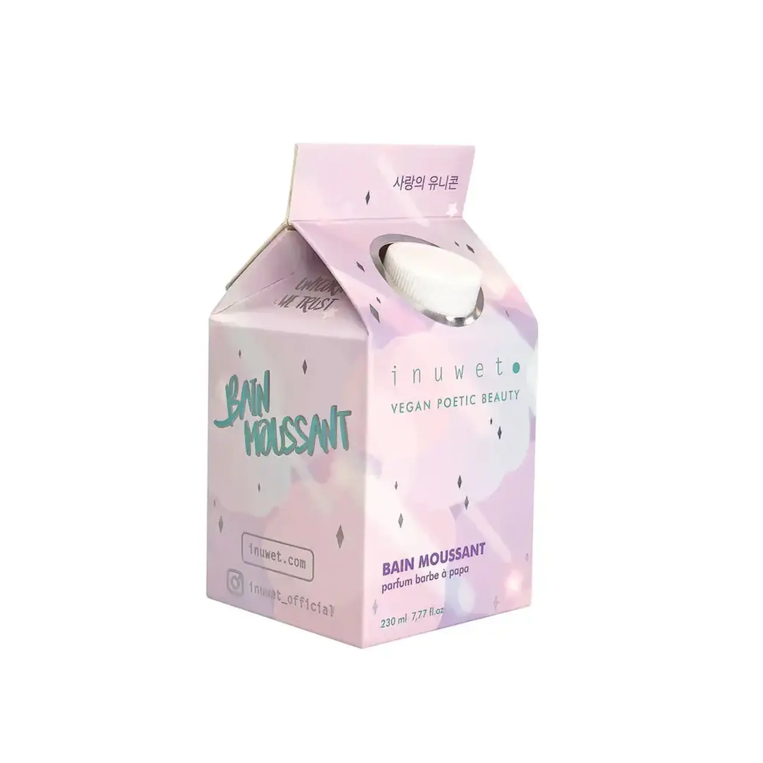 Spumă de baie cu aromă de vată de zahăr — Inuwet