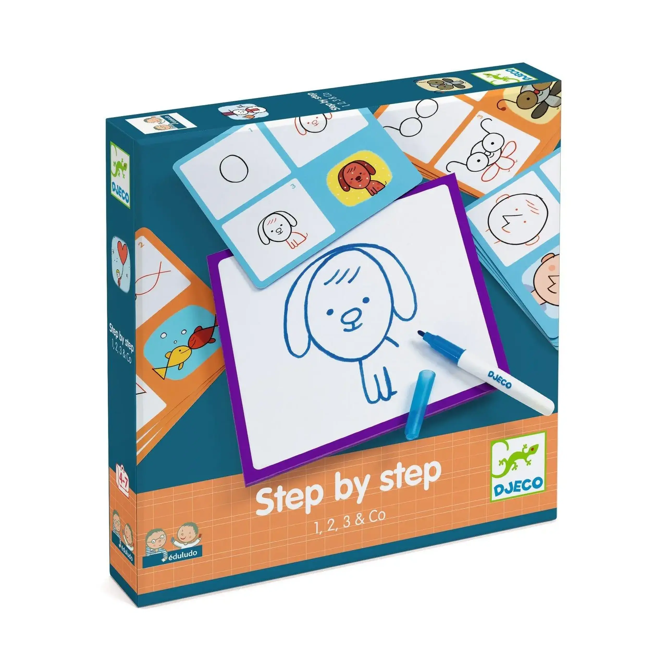 Joc educativ Eduludo „Pas cu pas – 1, 2, 3” — Djeco