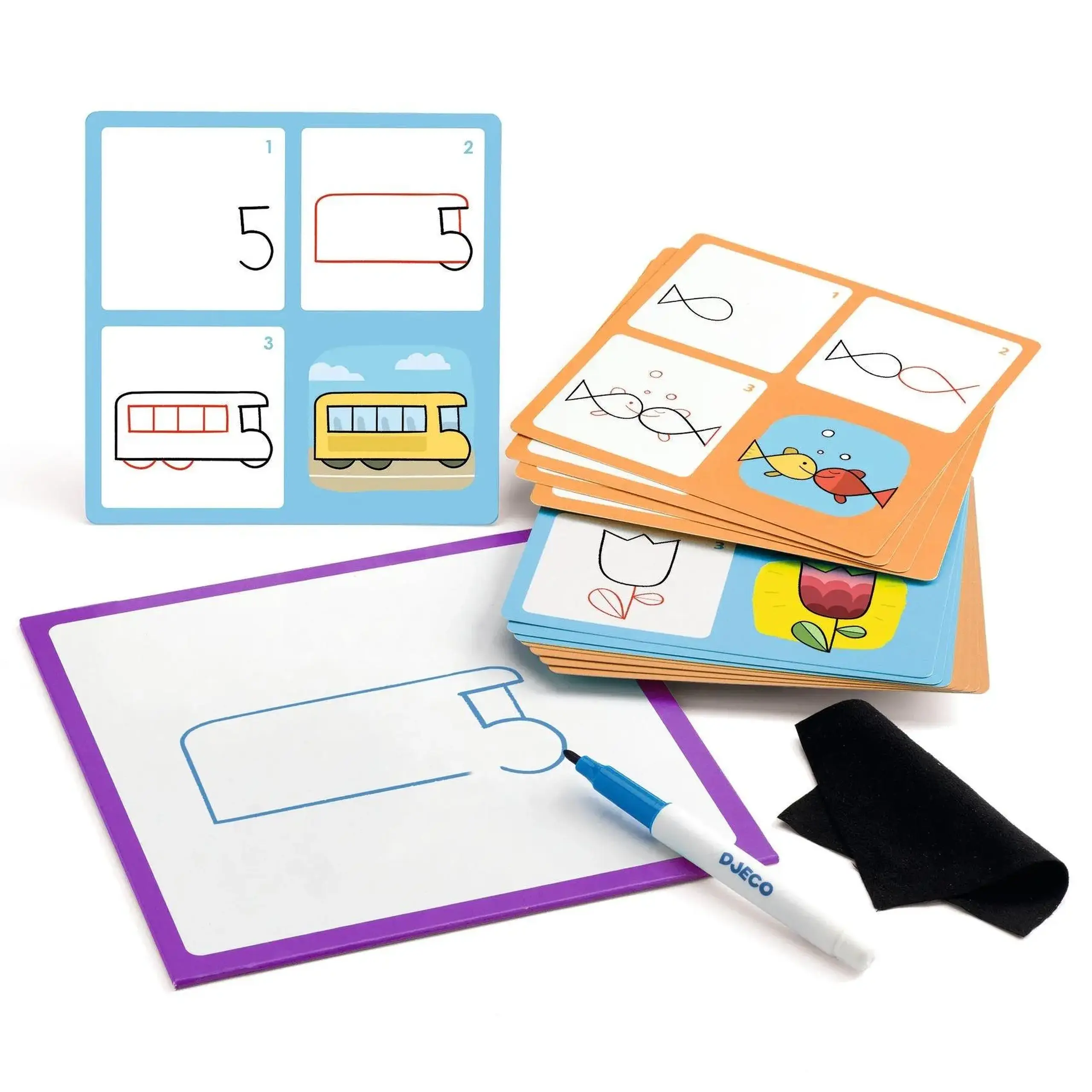 Joc educativ Eduludo „Pas cu pas – 1, 2, 3” — Djeco