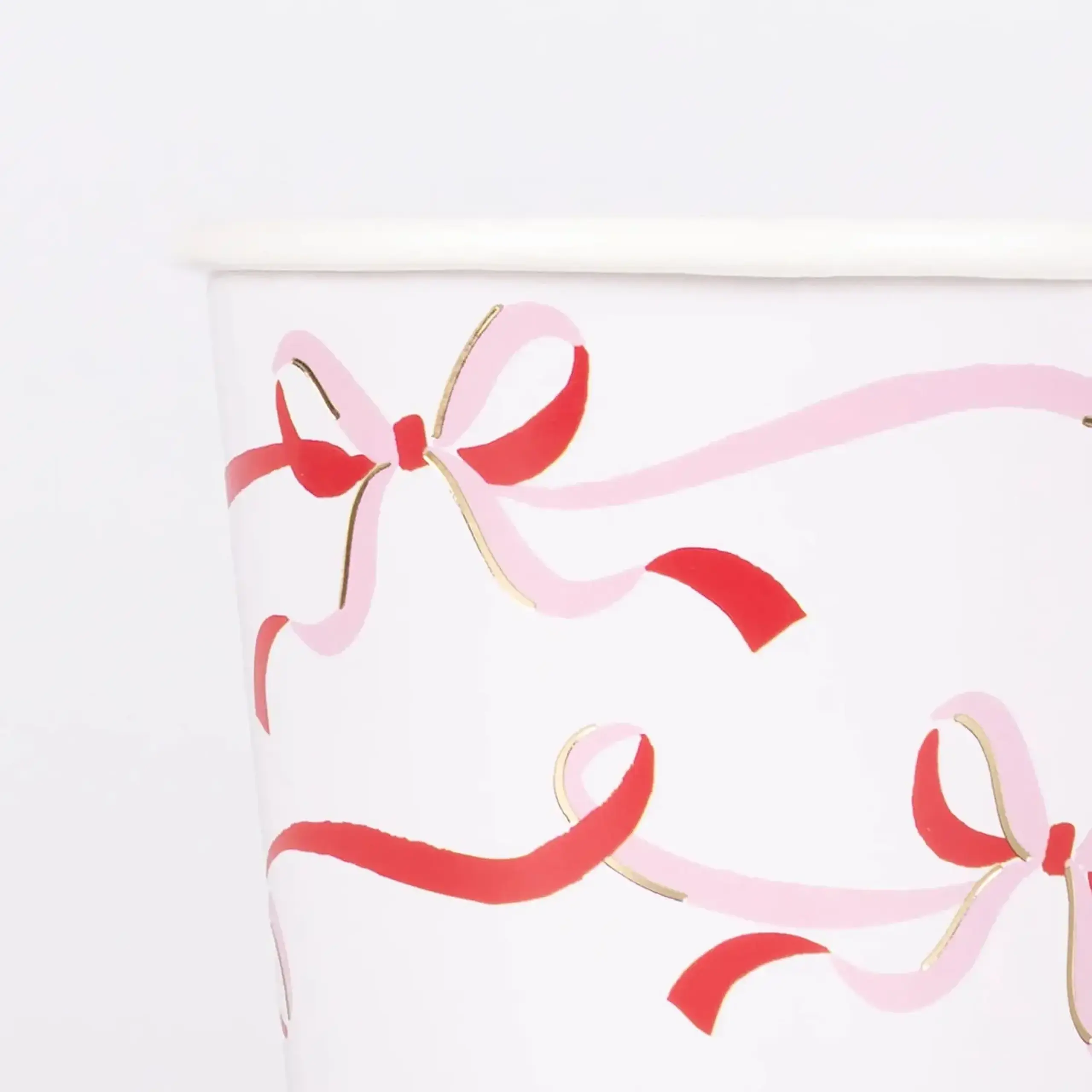 Set 8 pahare Ribbon Bow — Meri Meri