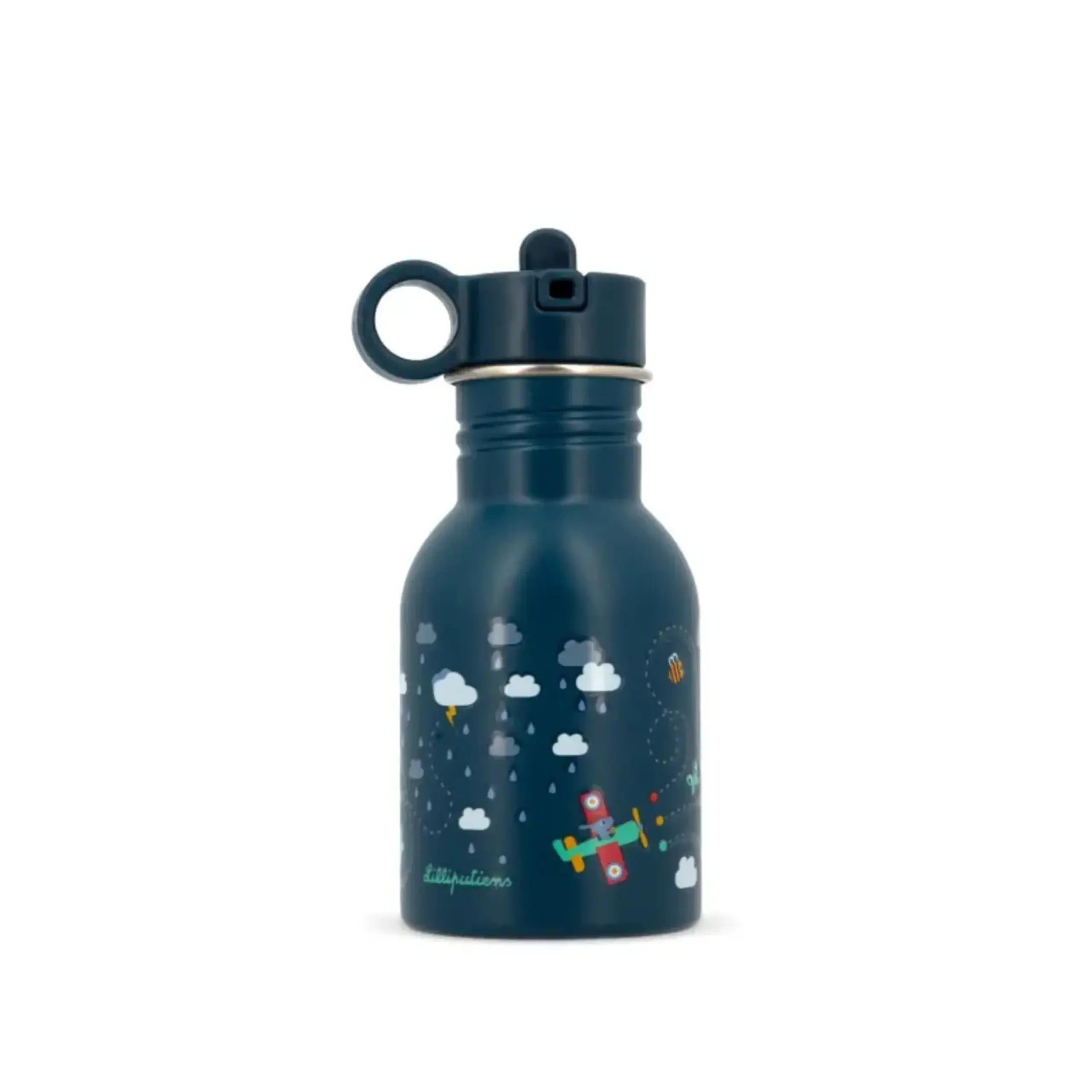 Sticlă cu pai Câinele Jules, 400 ml — Lilliputiens
