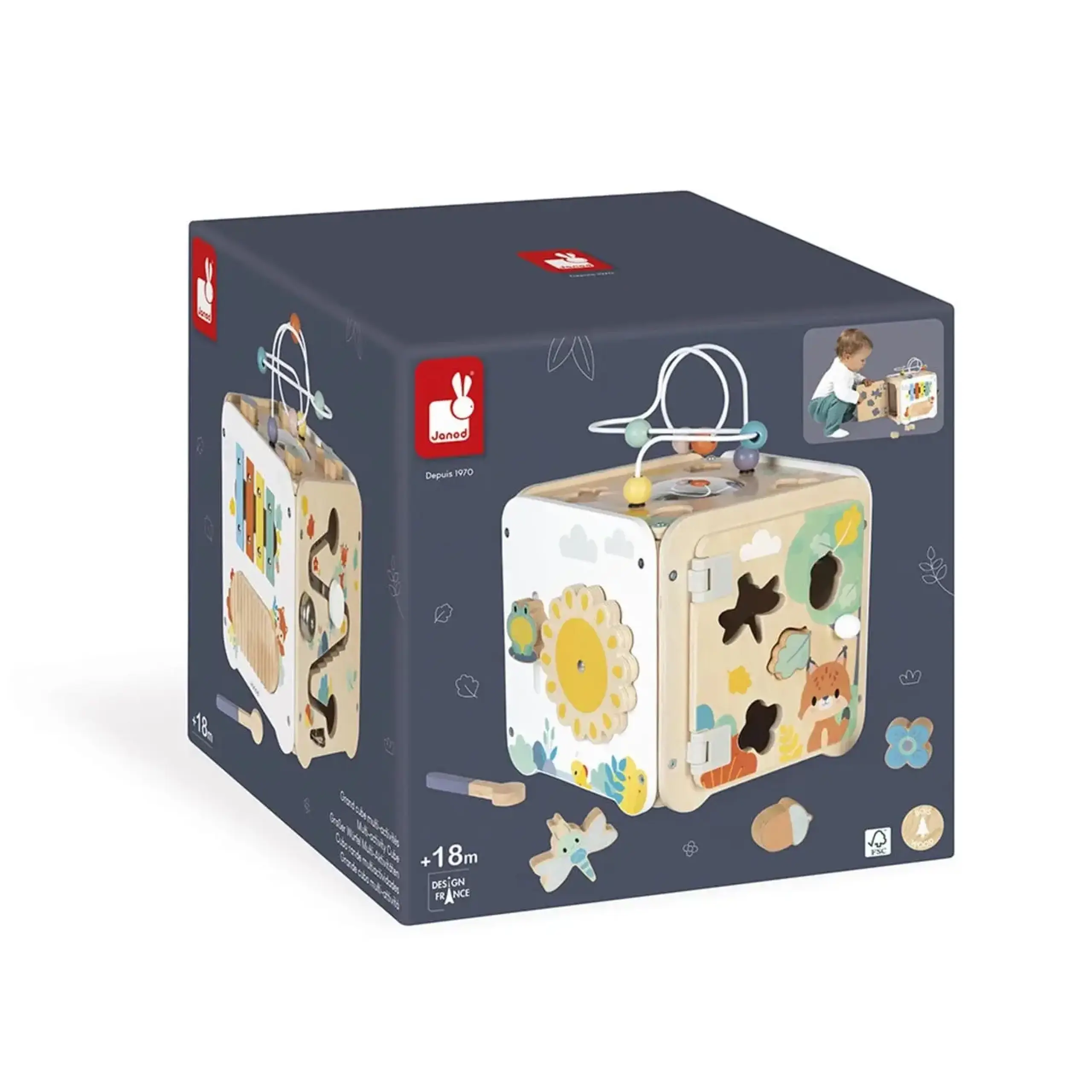 Cub de activități din lemn — Janod