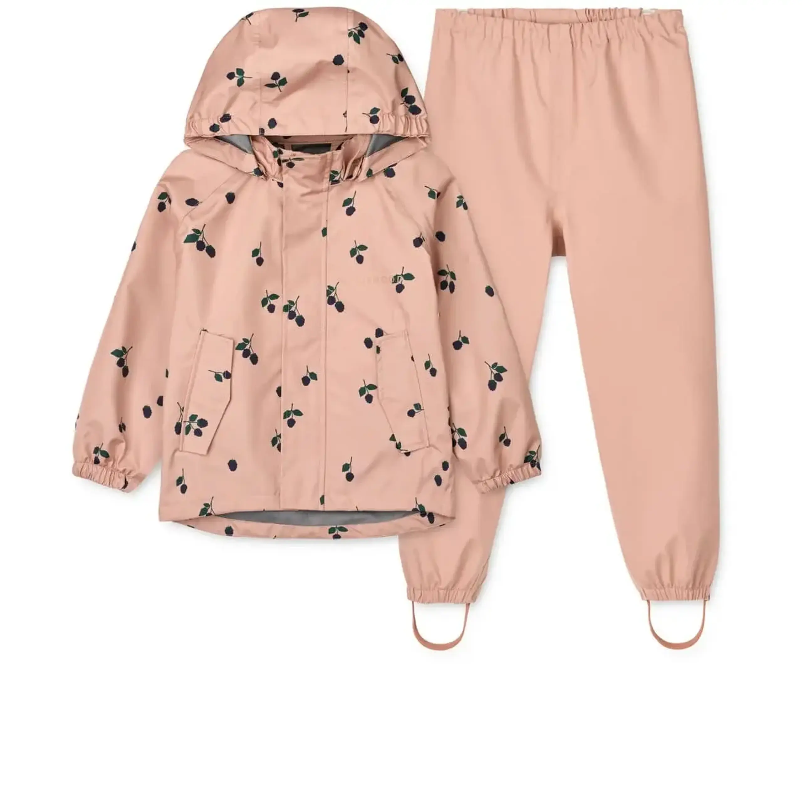 Set de ploaie impermeabil Berry, Pale Tuscany — Liewood - 92 Berry / Pale Tuscany