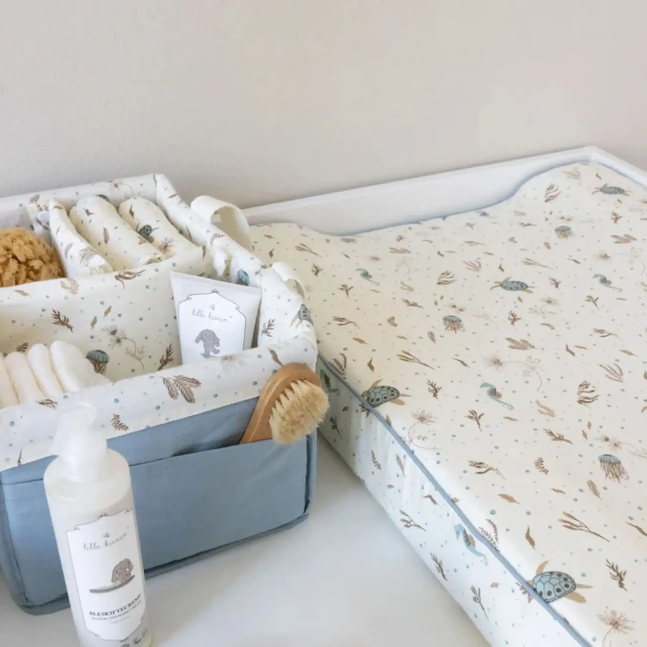 Organizator pentru masa de schimb — Cam Cam Copenhagen - Diaper Caddy - OCS - Sea Garden