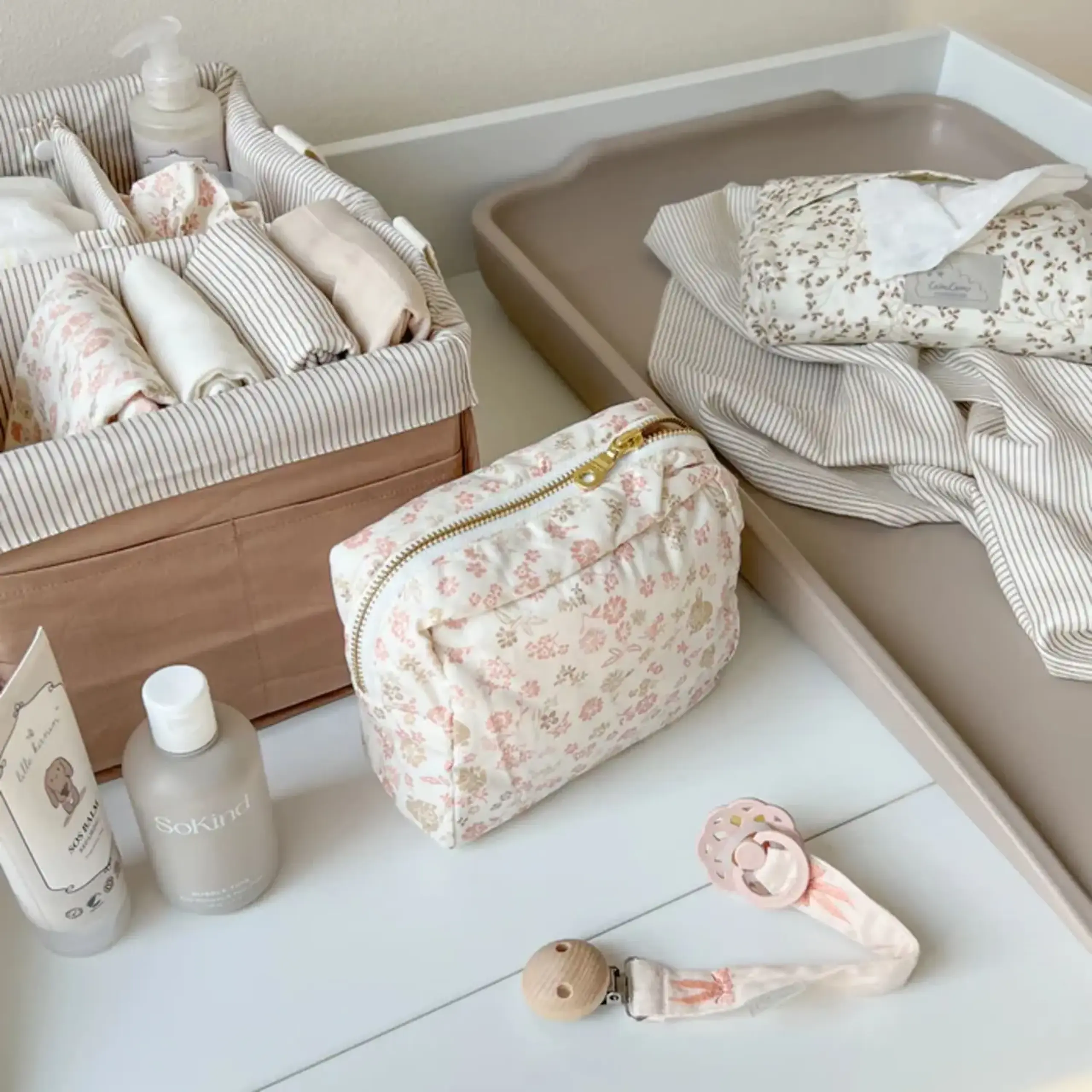 Mini trusă cosmetică matlasată — Cam Cam Copenhagen - Makeup Bag - OCS - Capri