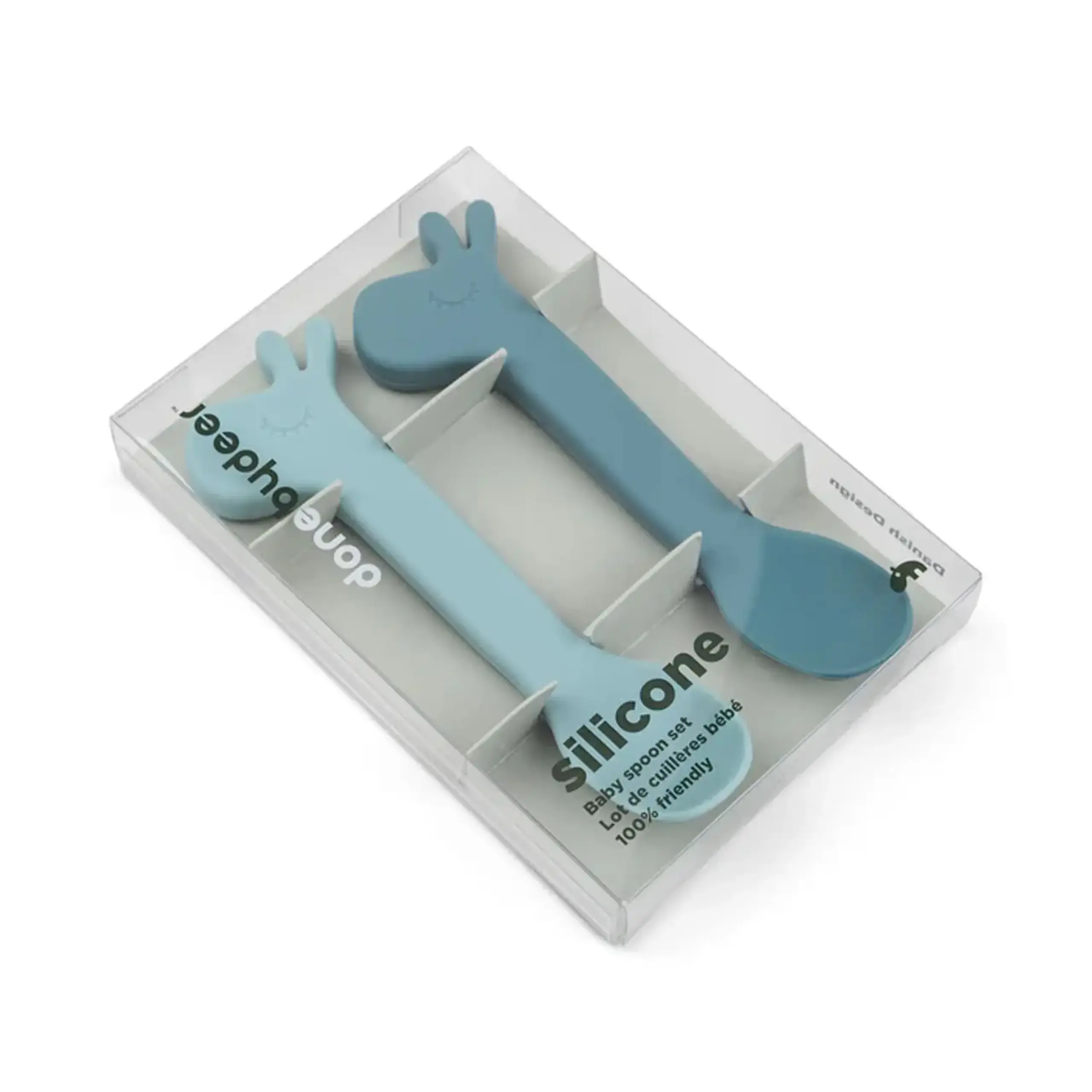 Set de 2 linguri din silicon Lalee — Done by Deer - Lalee Powder