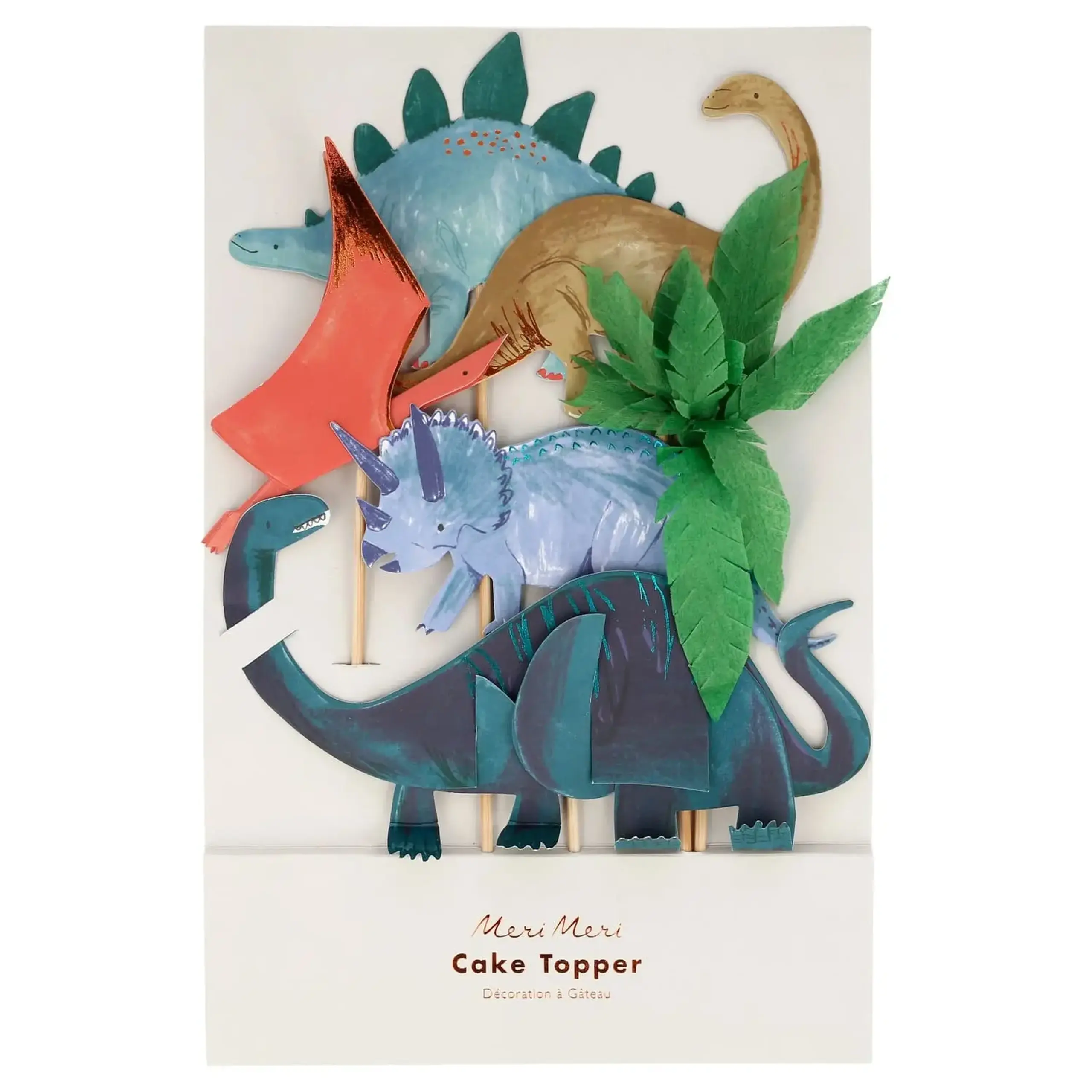 Set toppers pentru tort cu dinozauri
