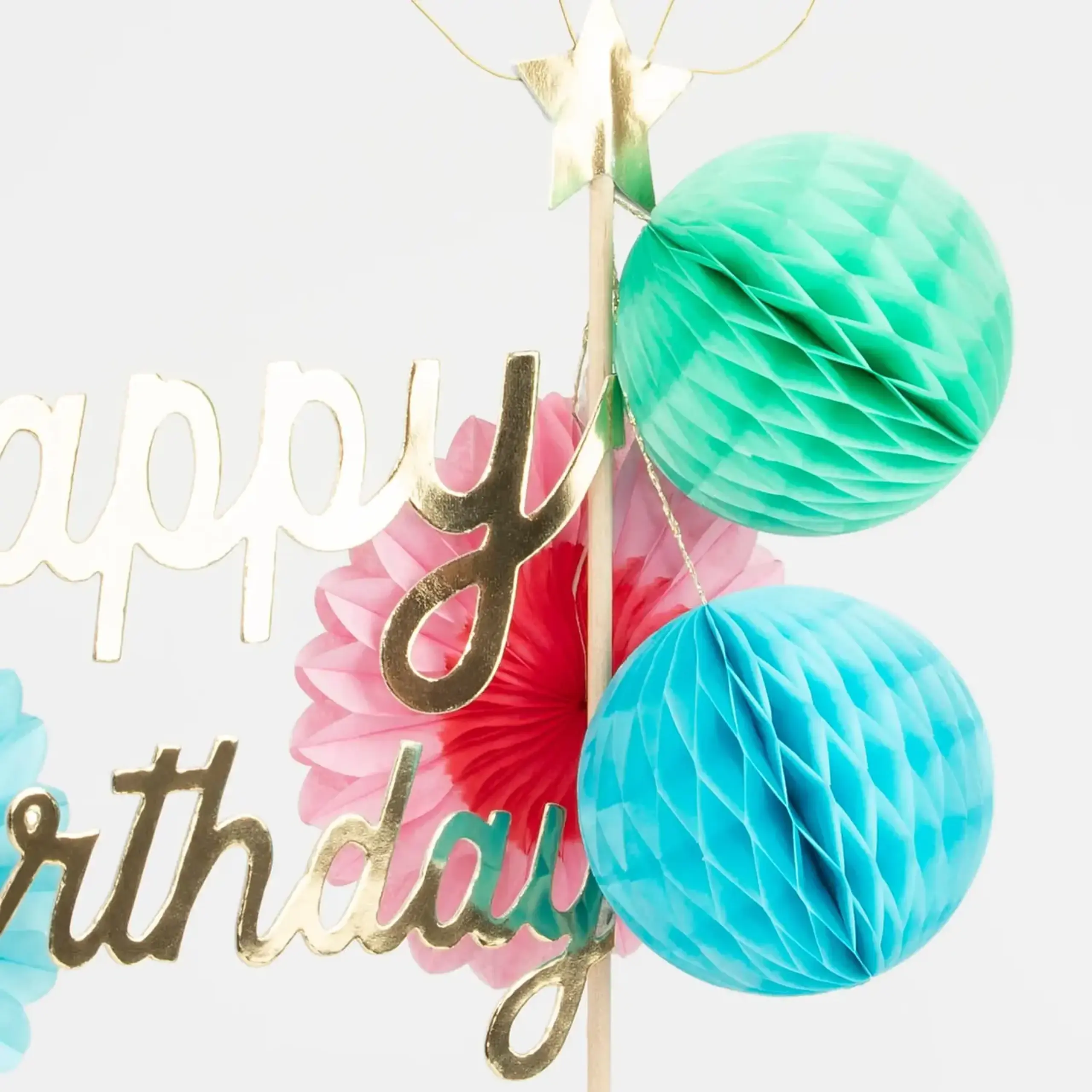 Topper pentru tort „Happy Birthday” — Meri Meri