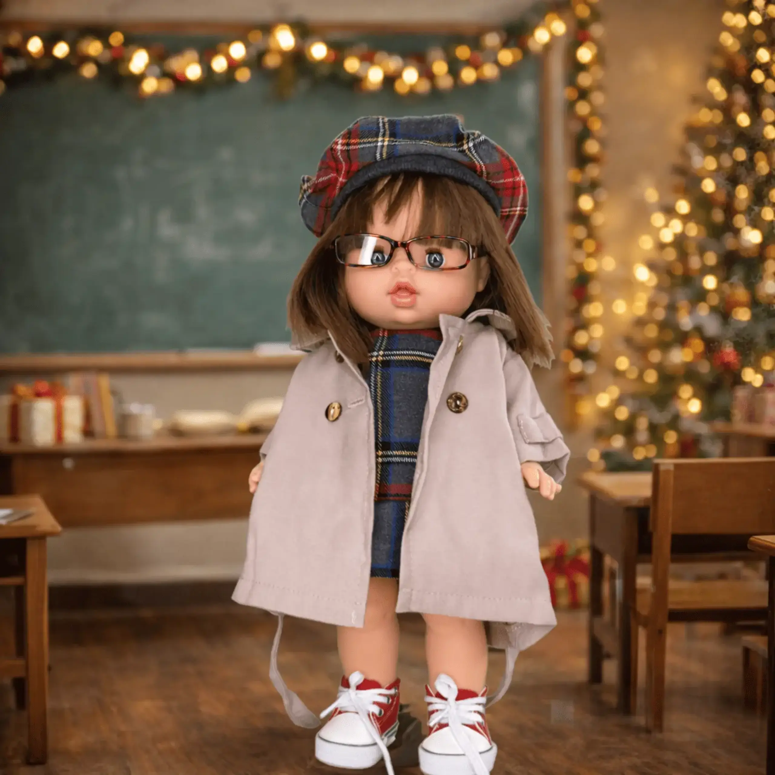 Păpușa Chloé școlărița — Minikane