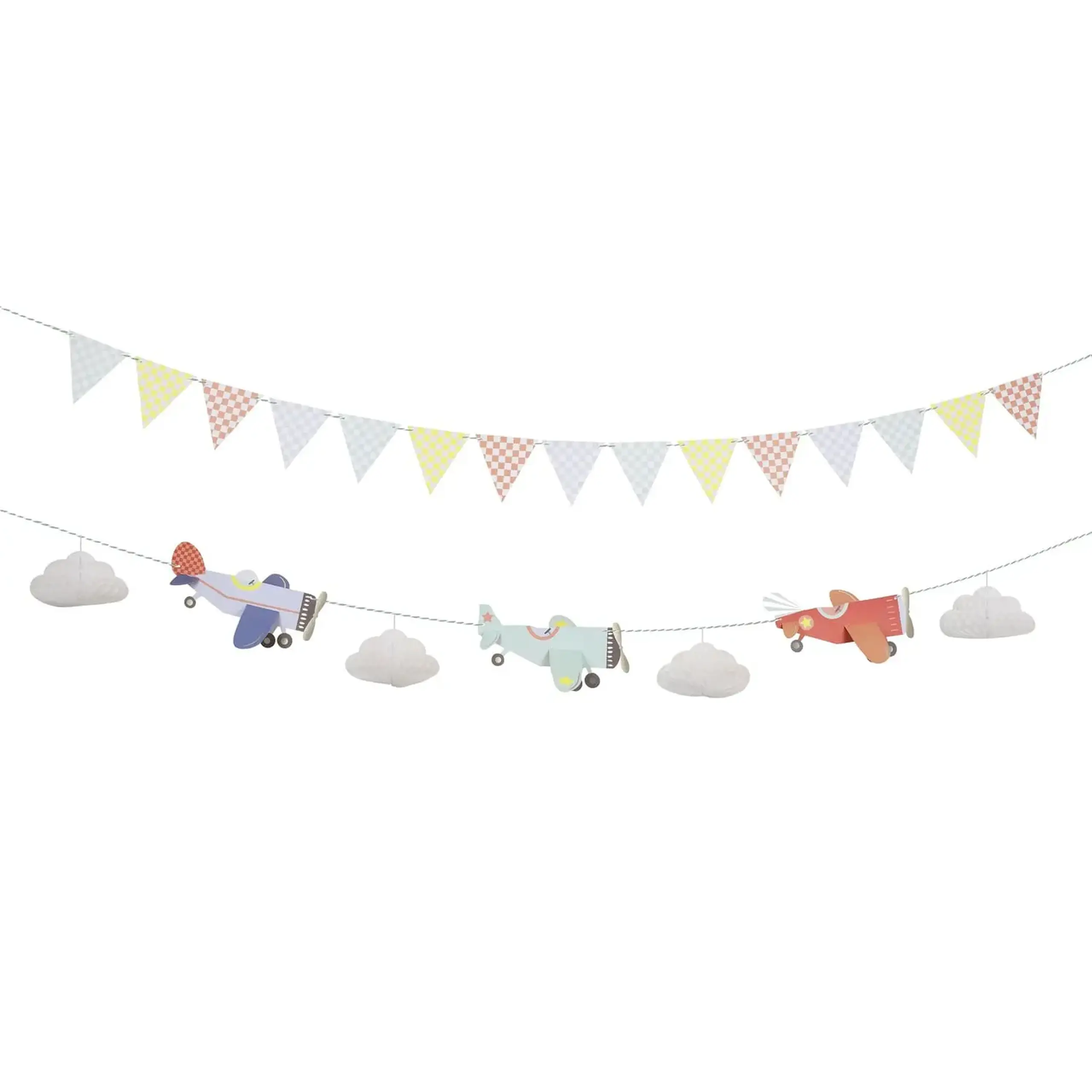 Set de două ghirlande Planes, 2,13 m — Meri Meri