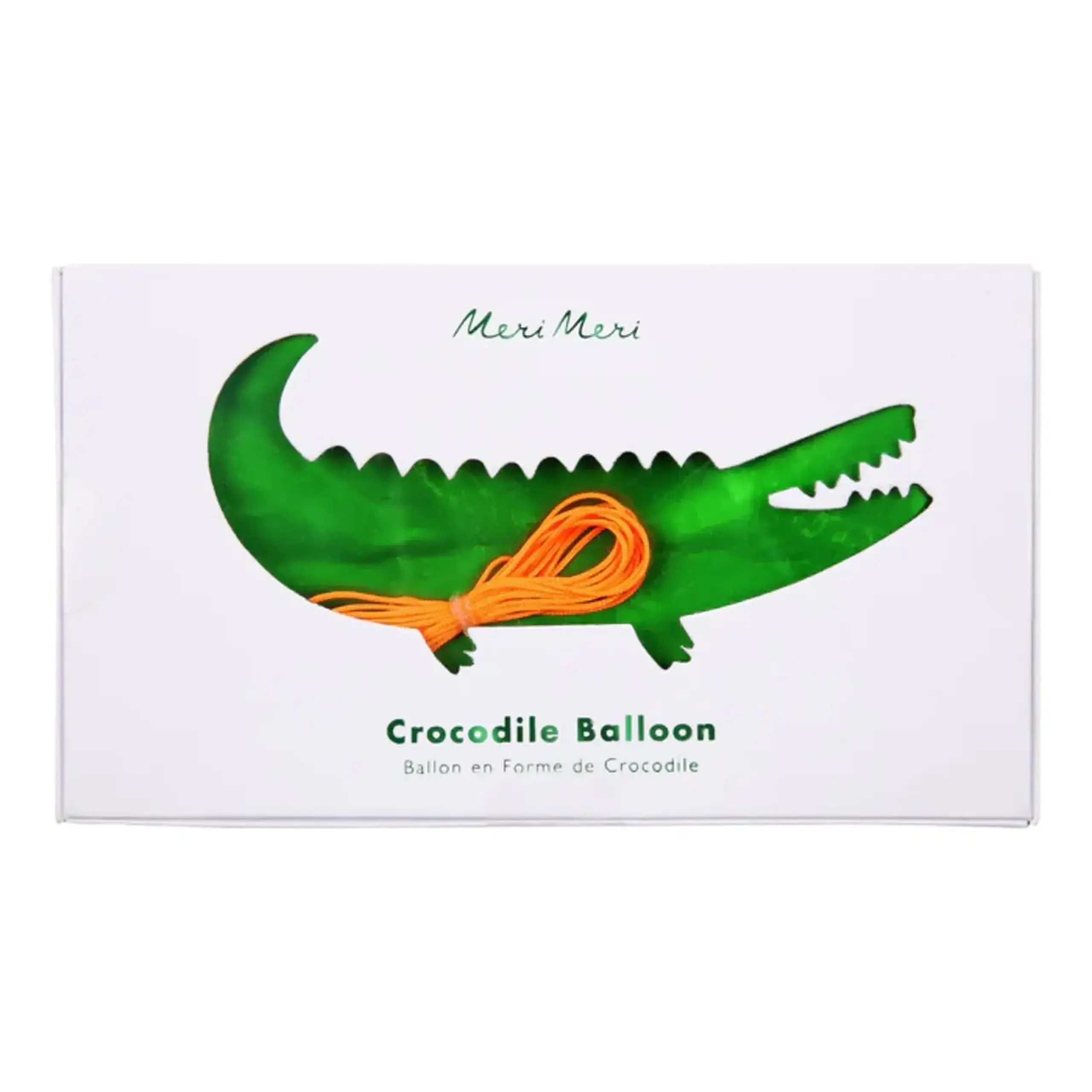 Balon din folie Crocodile, 101,6 cm — Meri Meri