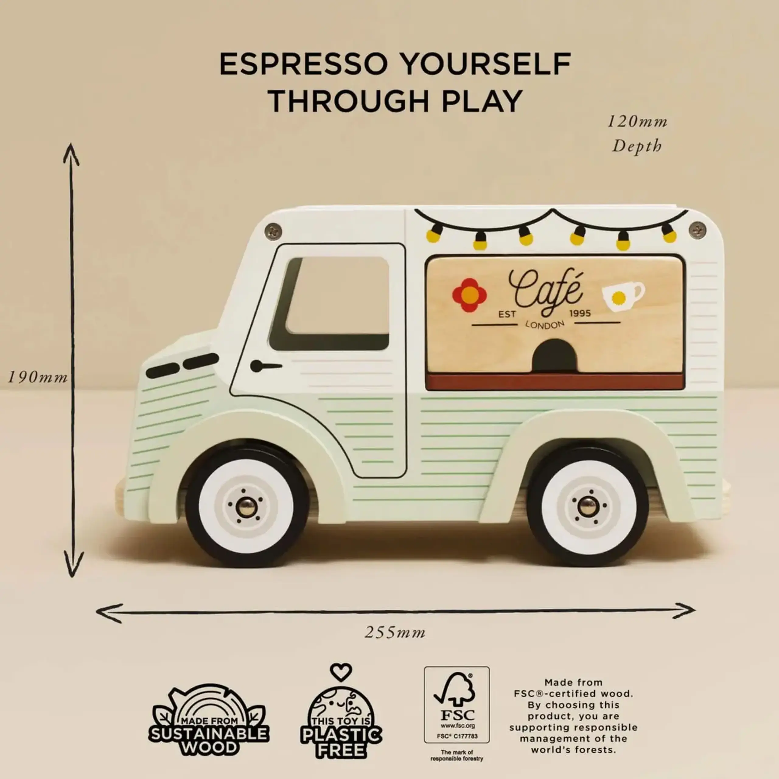 Cafenea mobilă din lemn — Le Toy Van