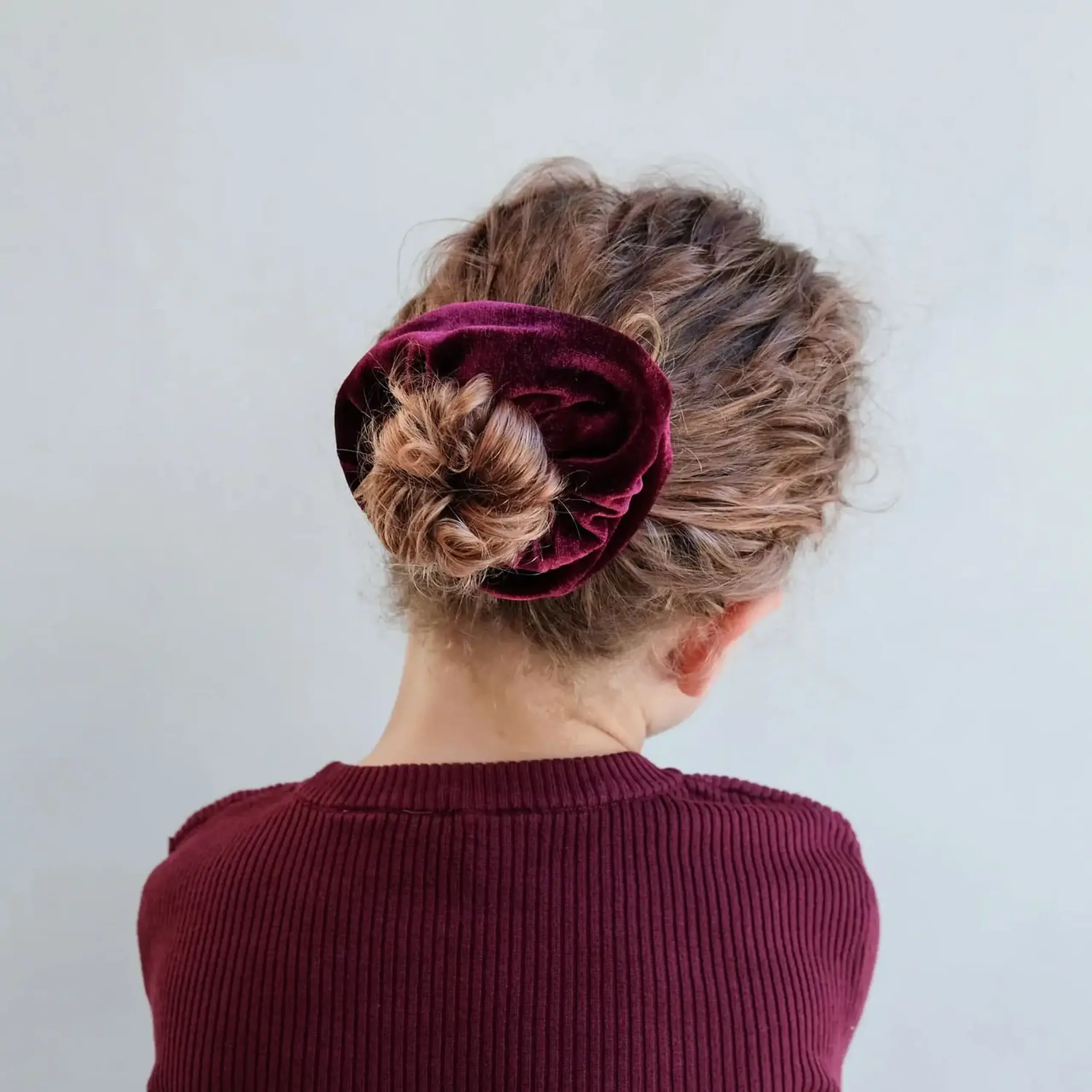 Set de elastice mari de păr, model tartan — Mimi & Lula