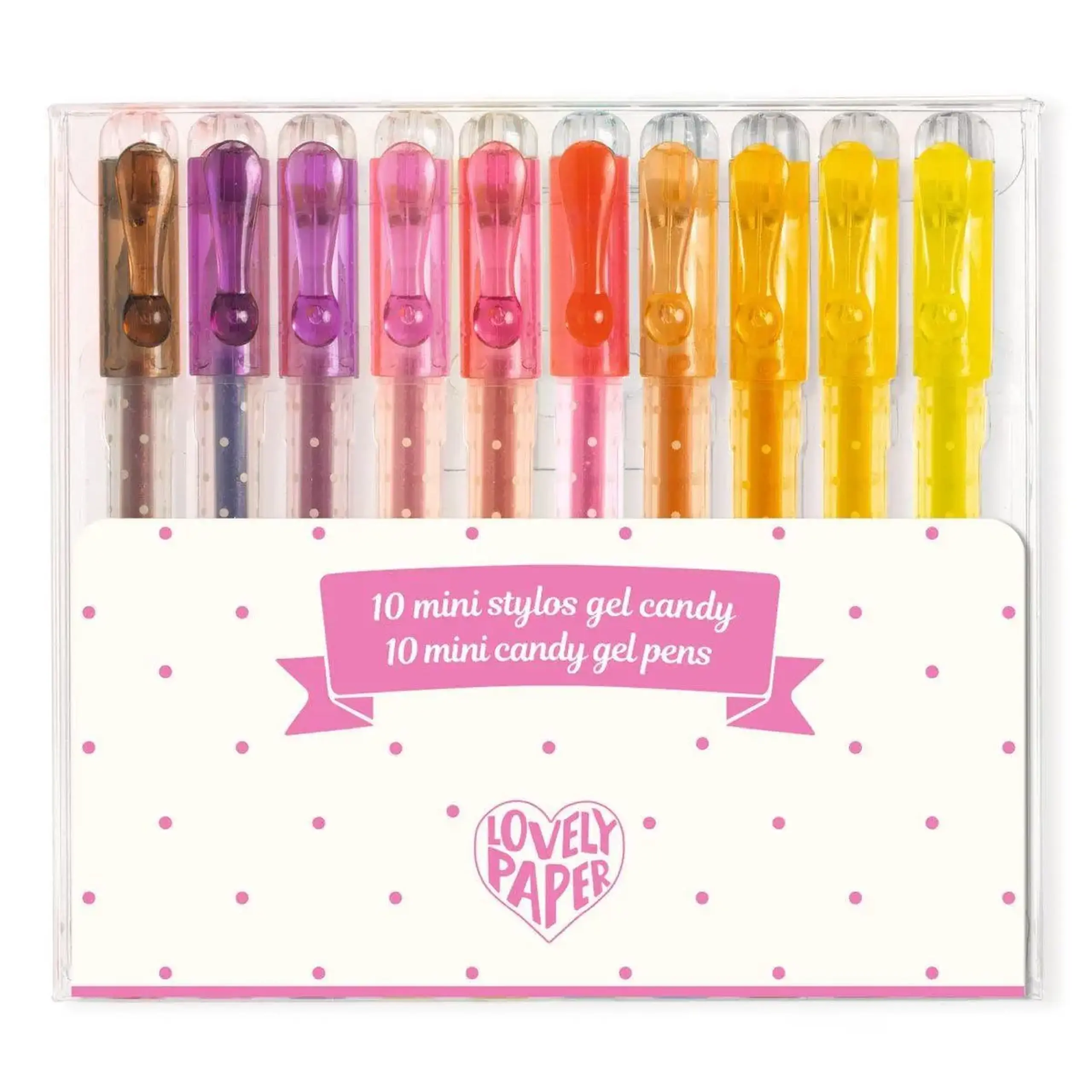 Set de 10 mini pixuri gel Candy — Djeco