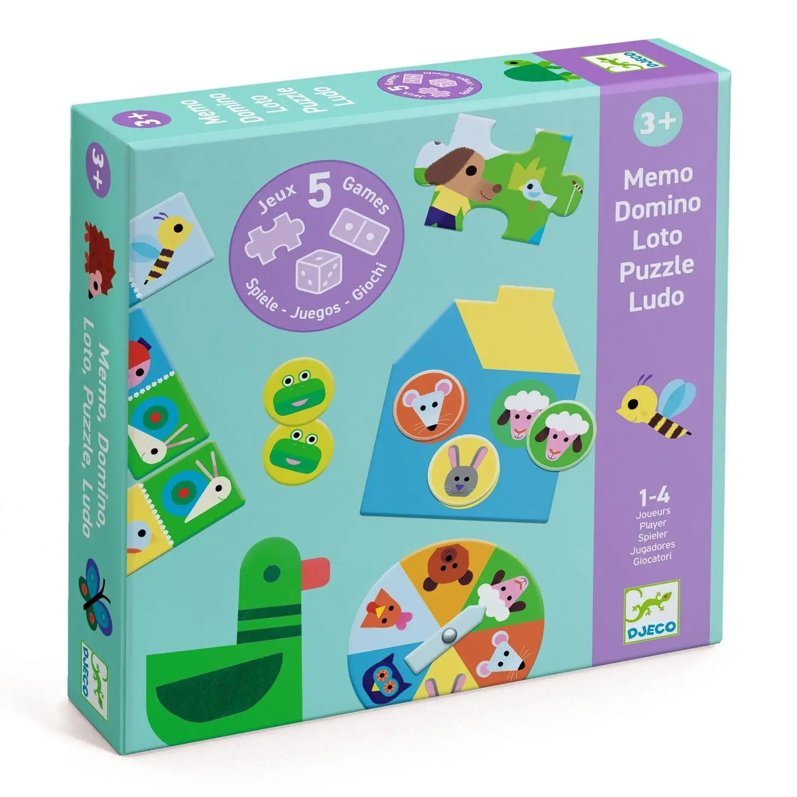 Set cu 5 jocuri educative La fermă — Djeco