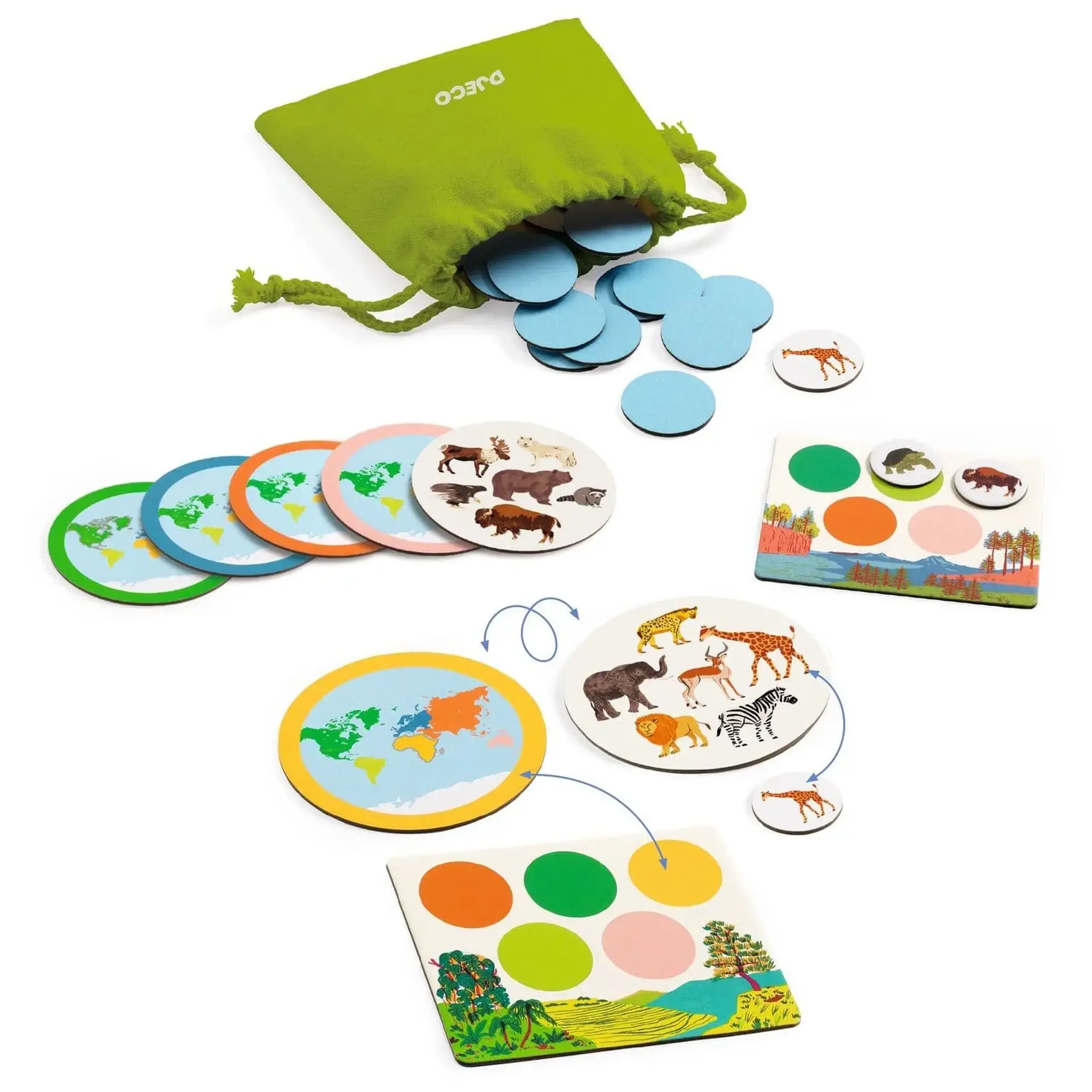 Joc educativ Animo Mondo — Djeco
