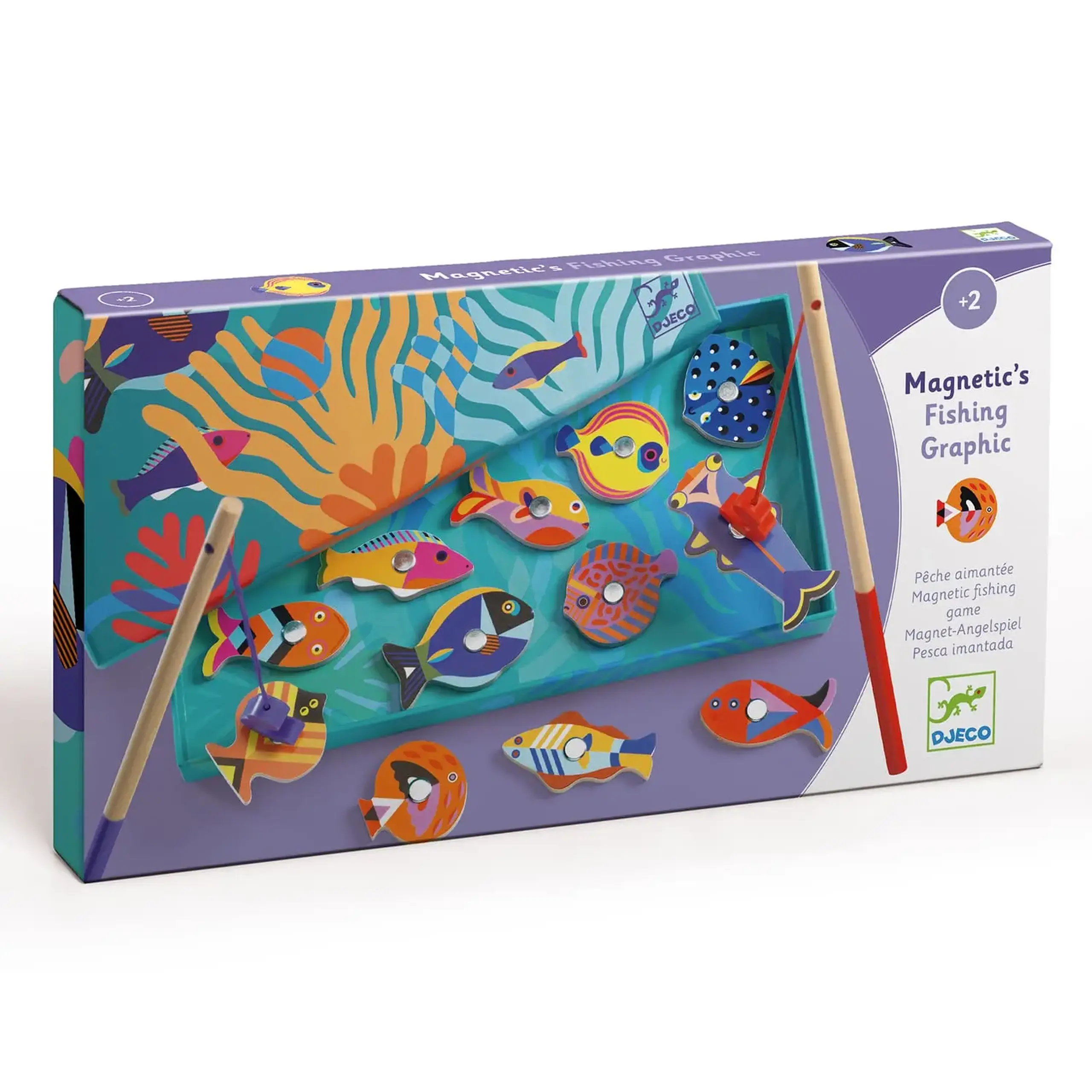 Joc magnetic de pescuit Fishing Graphic — Djeco