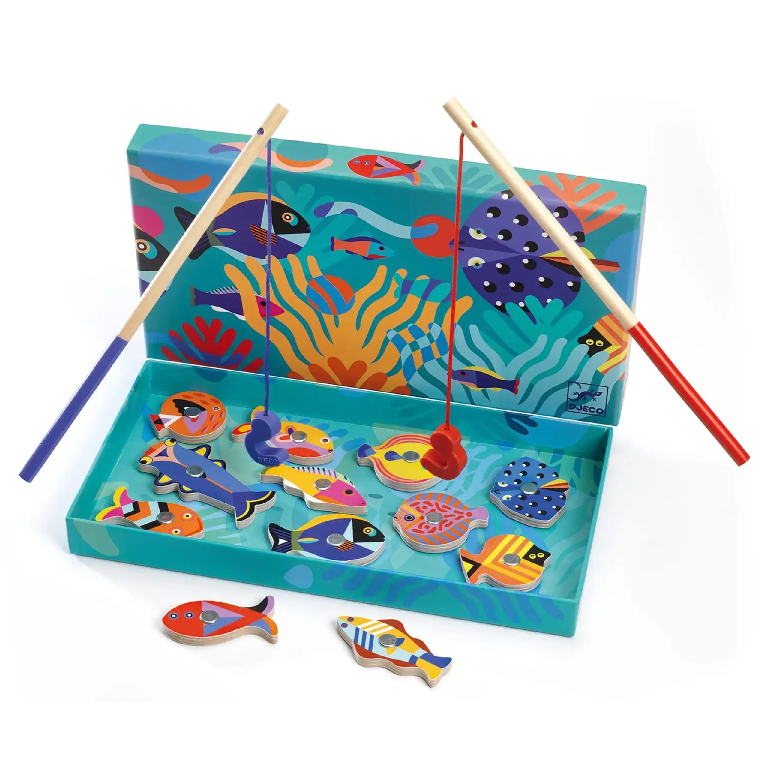 Joc magnetic de pescuit Fishing Graphic — Djeco