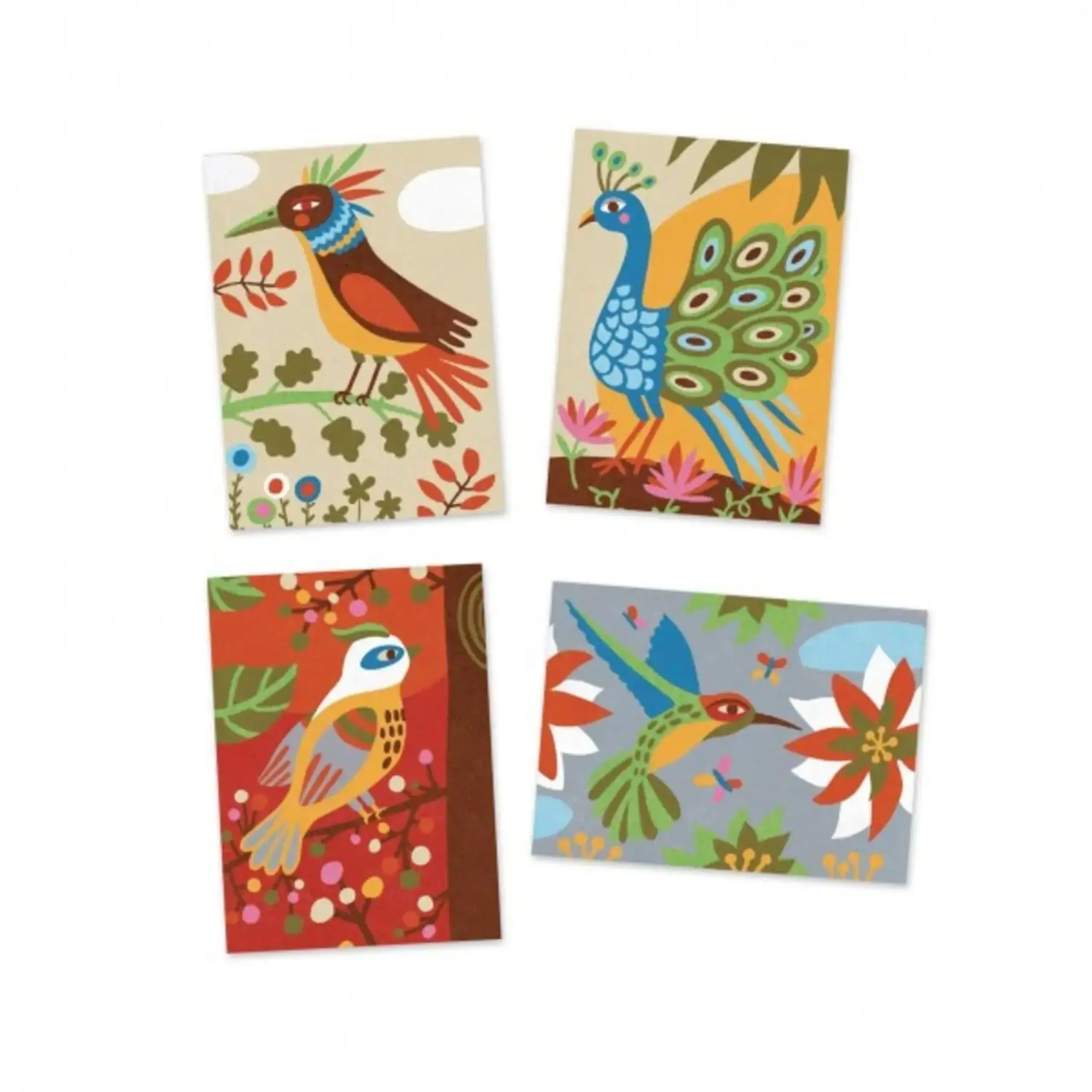 Set cu nisip colorat Păsările Paradisului — Djeco
