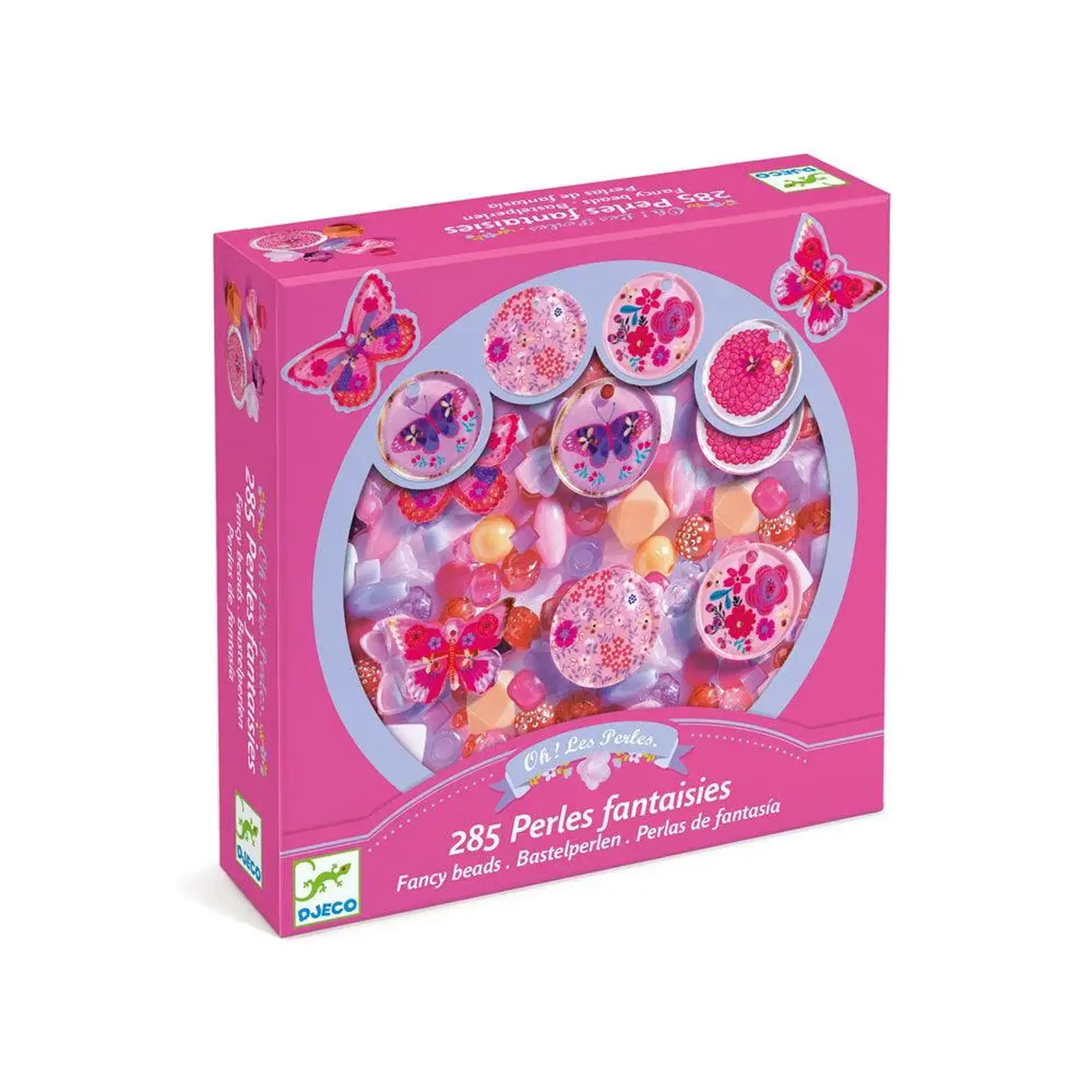 Set cu 285 de mărgele și pandantive Fluturi — Djeco
