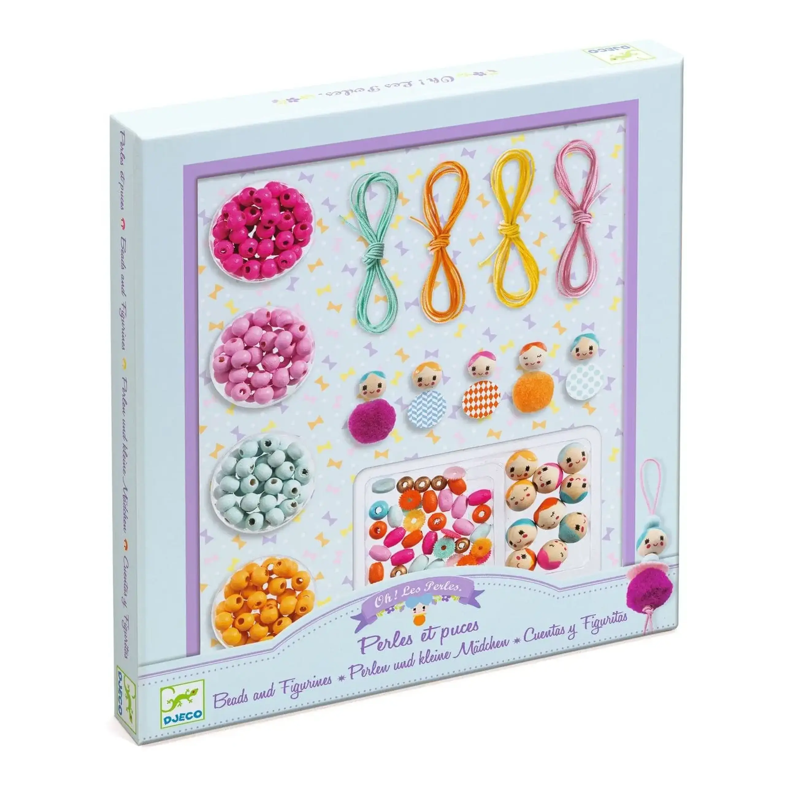 Set de mărgele și figurine Perles et Puces — Djeco