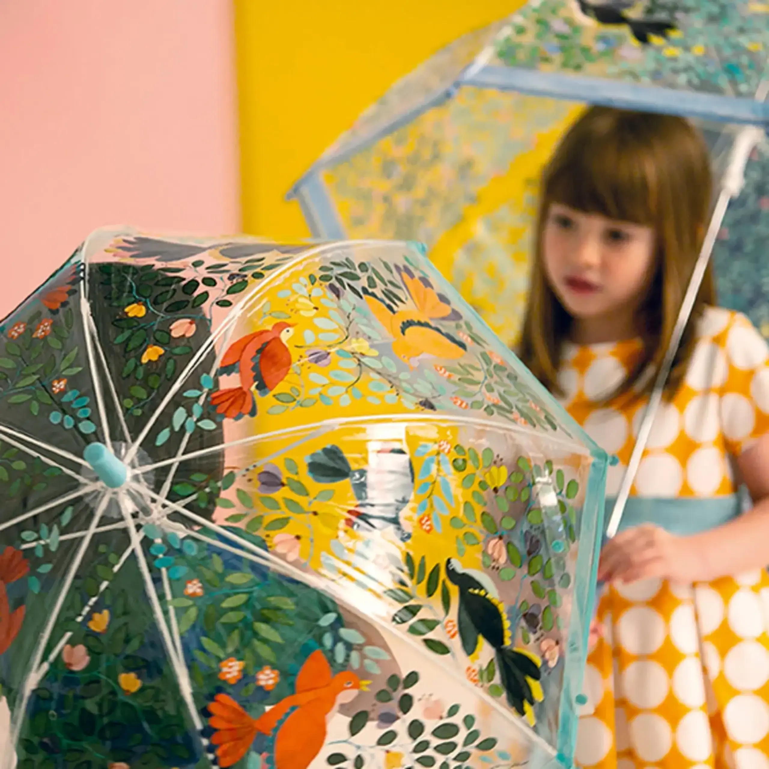 Umbrelă „Flori și păsări” — Djeco