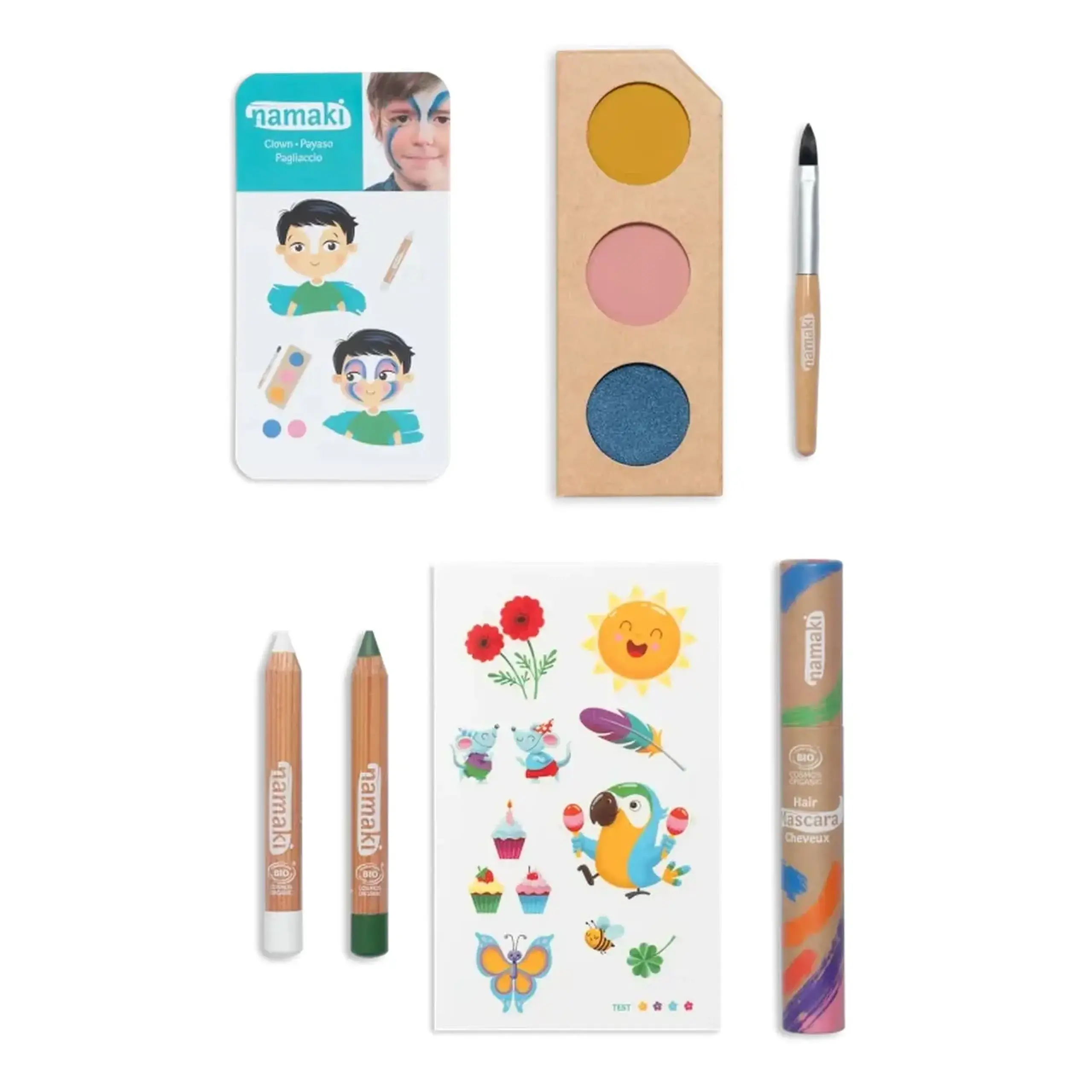 Set de pictură pe față Curcubeu — Namaki