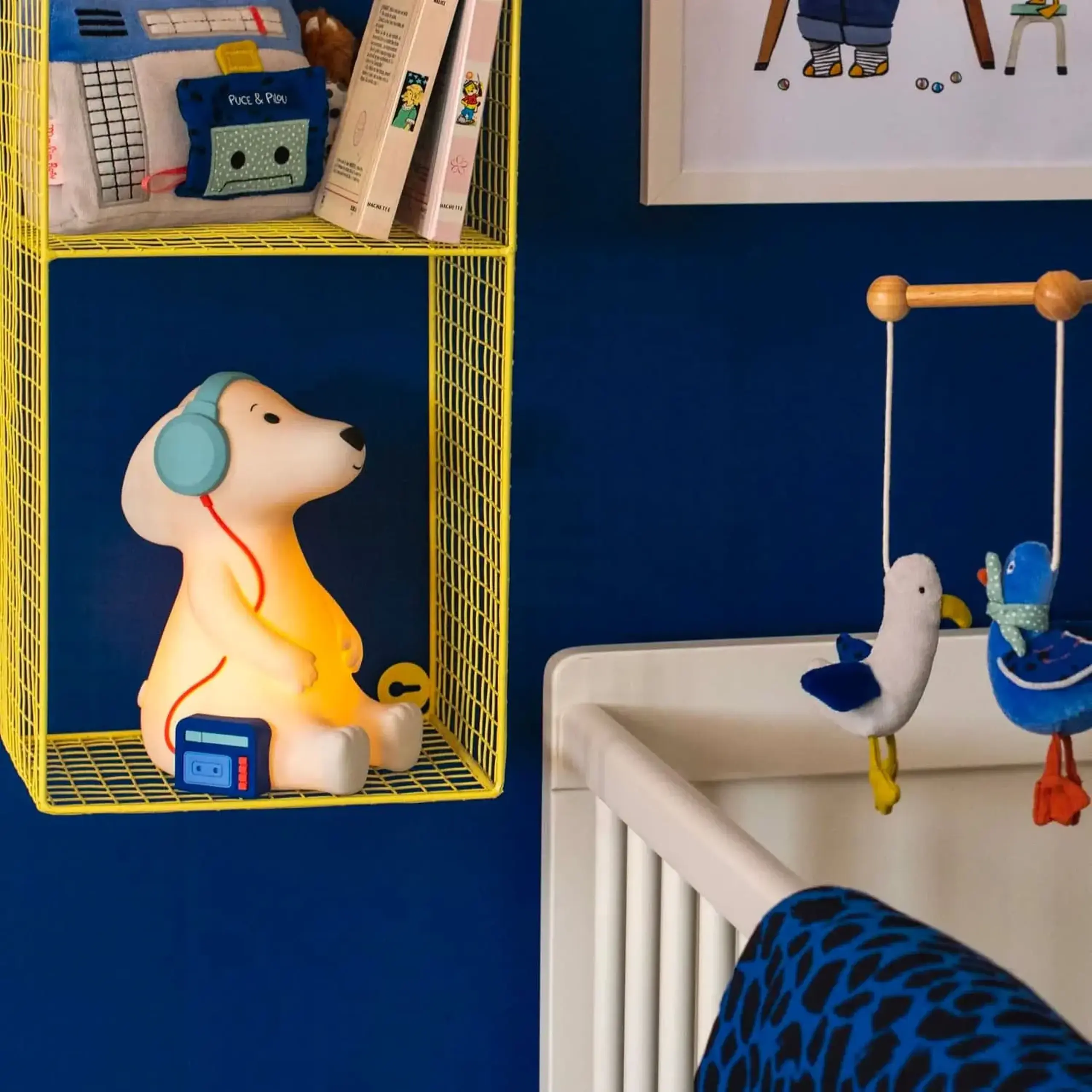 Lampă de veghe cățel, Puce & Pilou — Moulin Roty