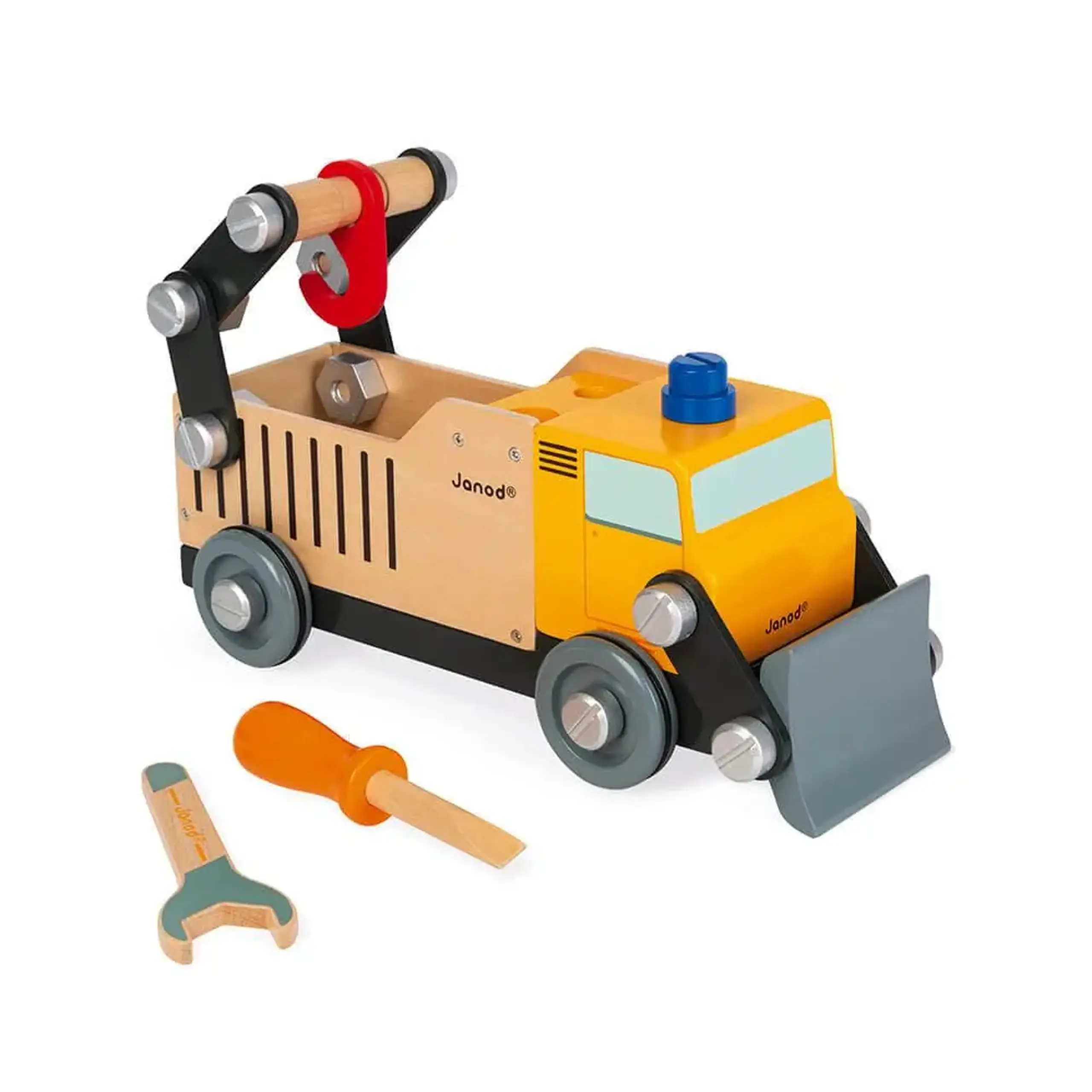 Camion de construcție Brico’kids, 43 piese — Janod