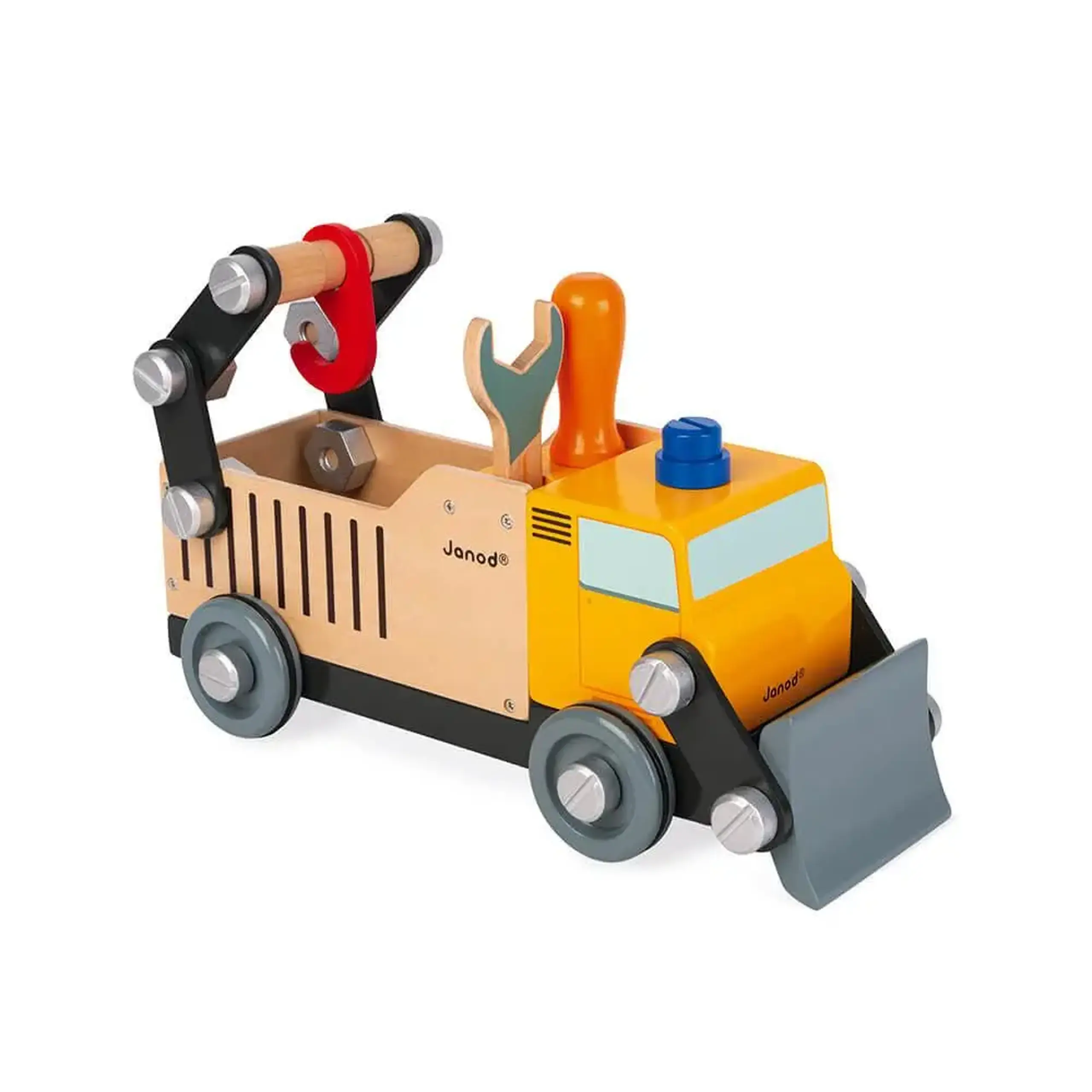 Camion de construcție Brico’kids, 43 piese — Janod