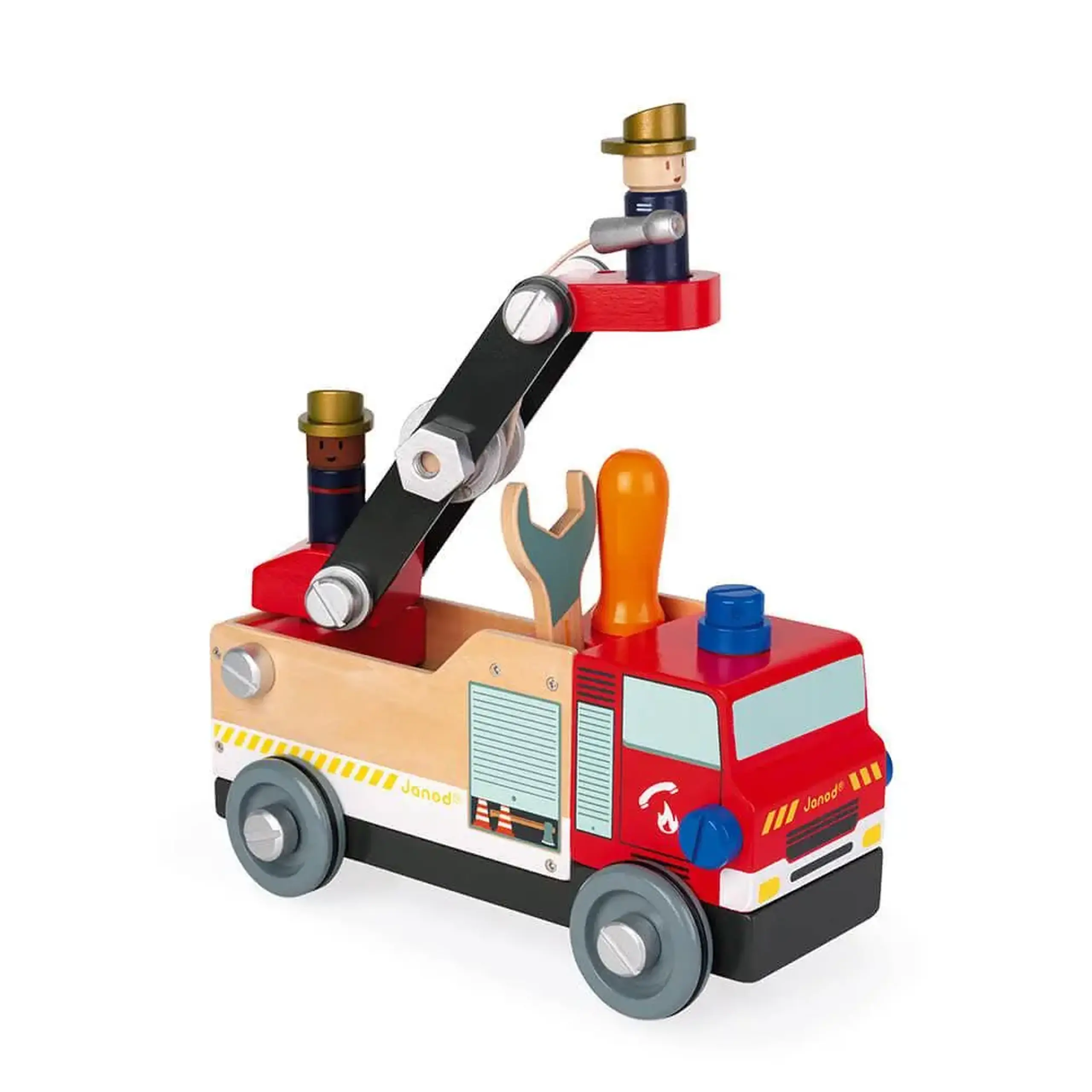 Camion de pompieri Brico’kids, 45 piese — Janod