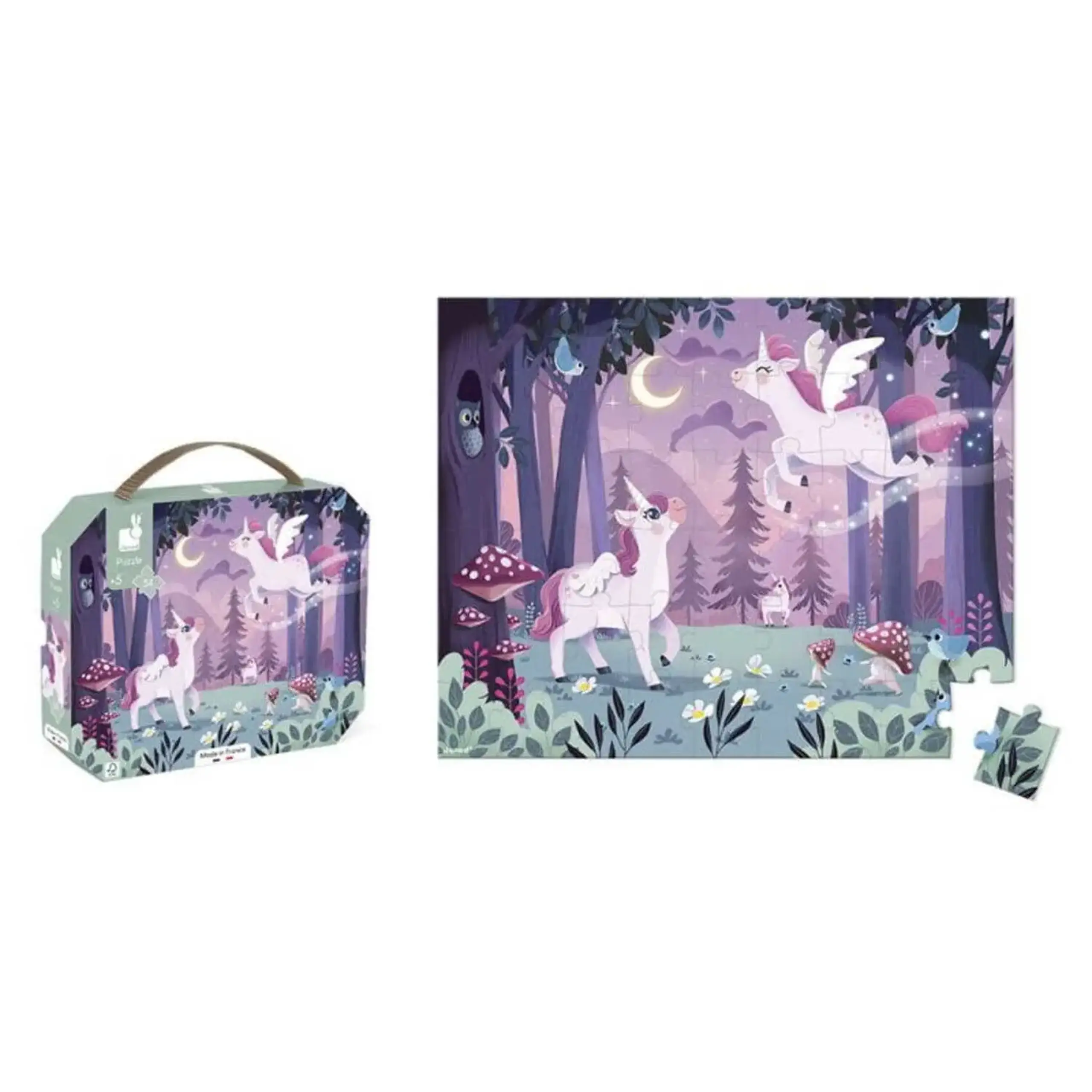 Puzzle Unicorni, 54 de piese — Janod