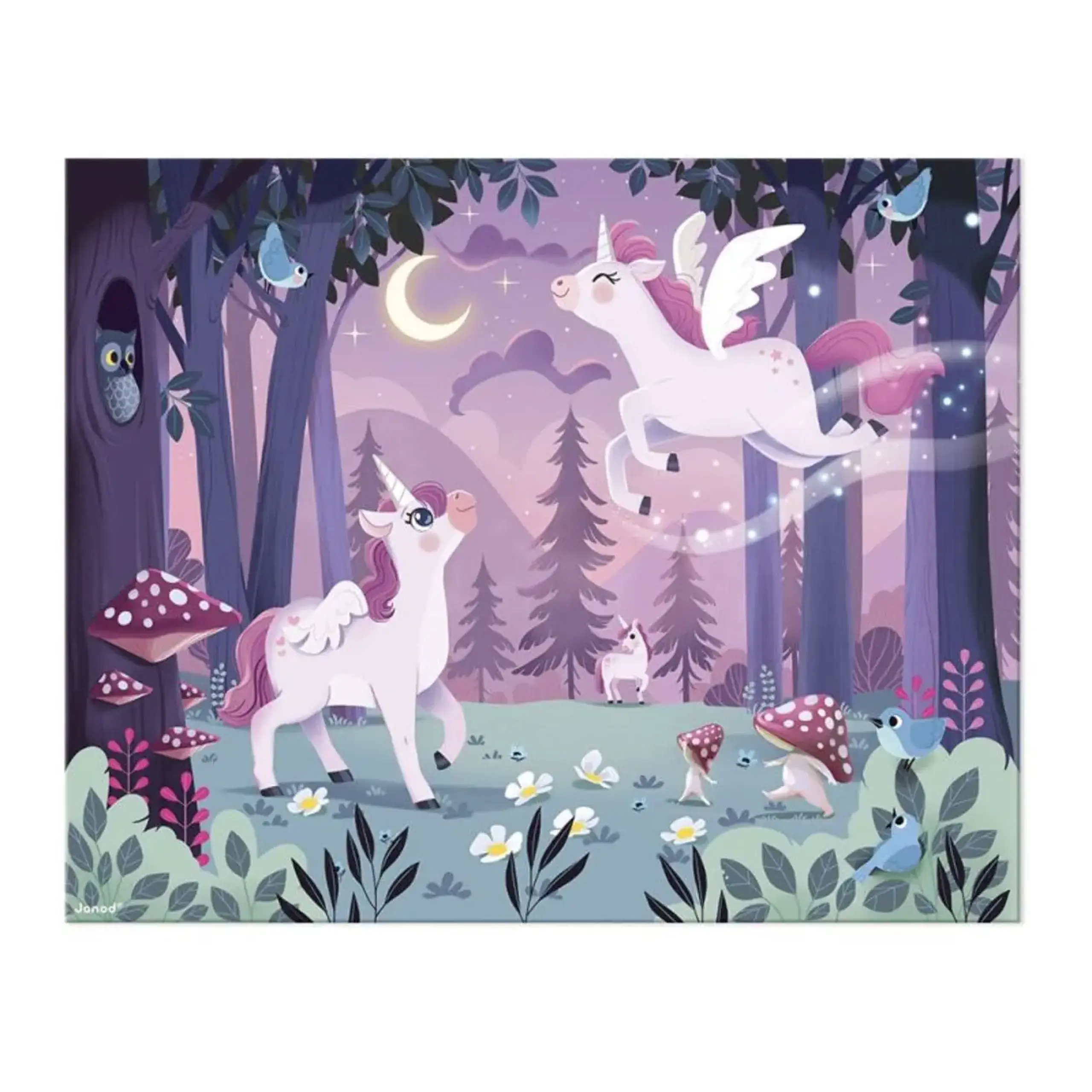 Puzzle Unicorni, 54 de piese — Janod