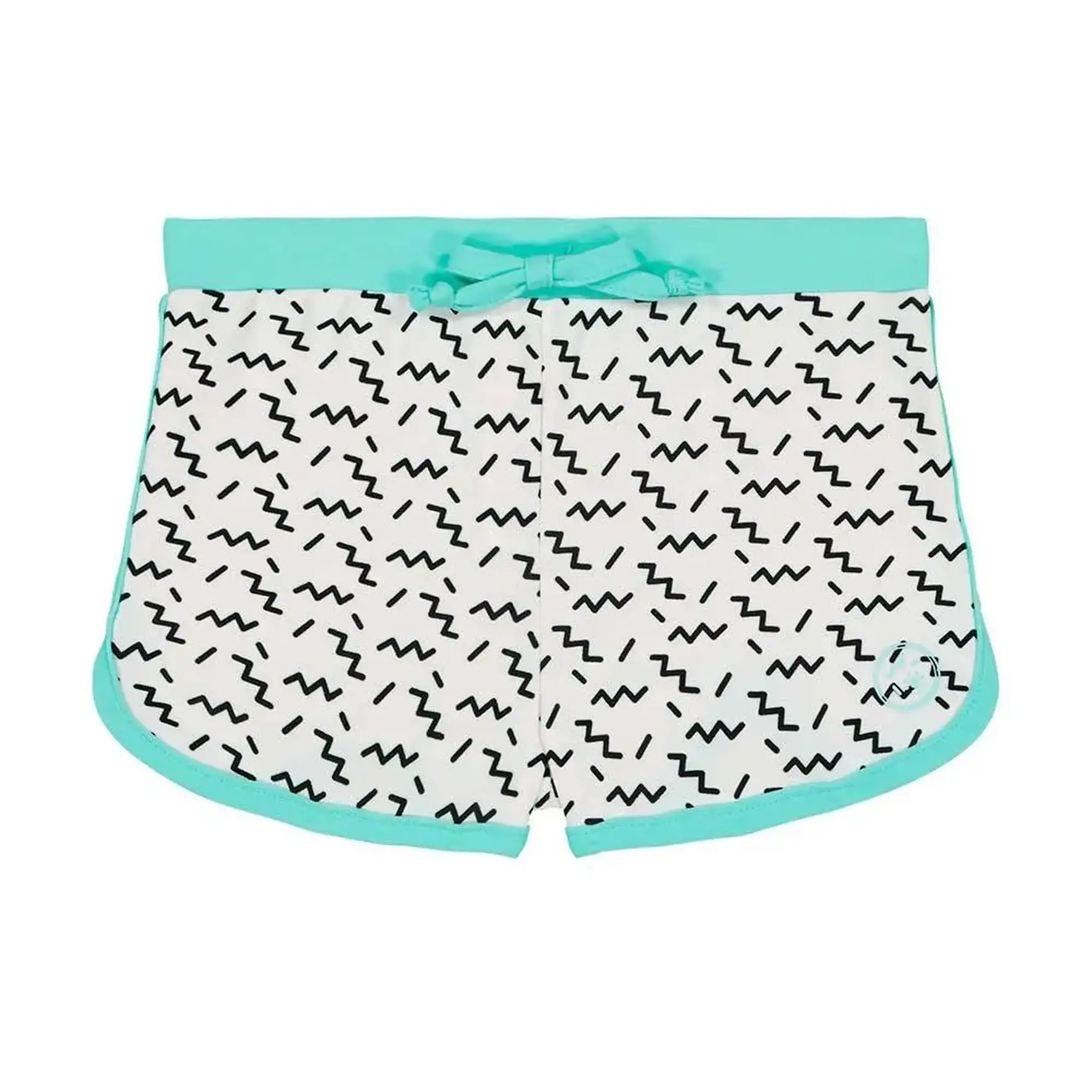 Șort de baie anti-UV Screech Zigzag Green — Ki ET LA